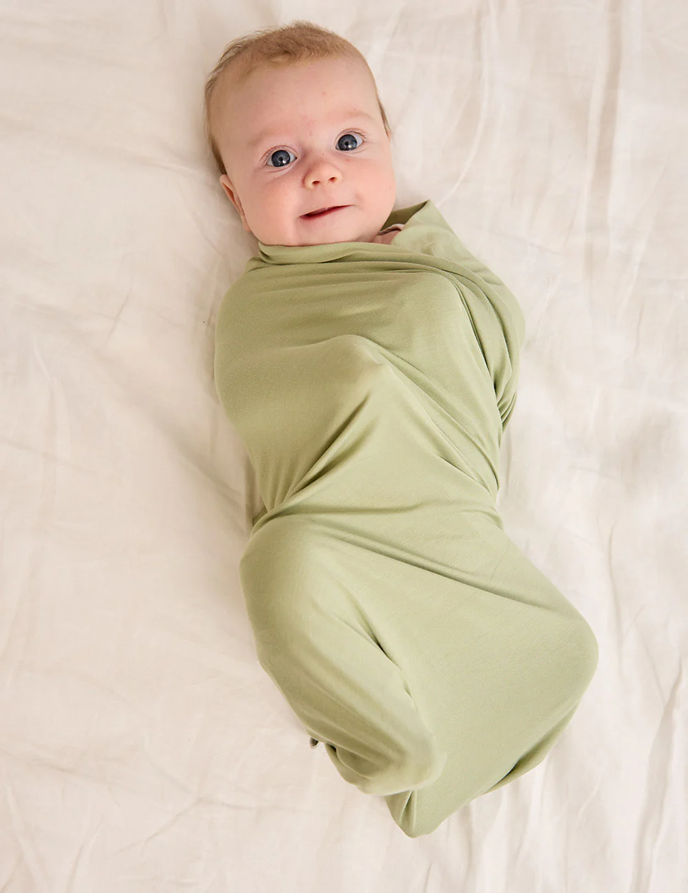 Baby Jersey Wrap - Sage - Image 3