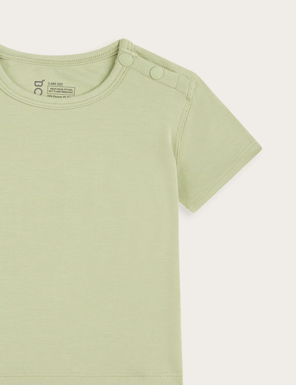 Baby Short Sleeve T-Shirt - Sage - Image 3