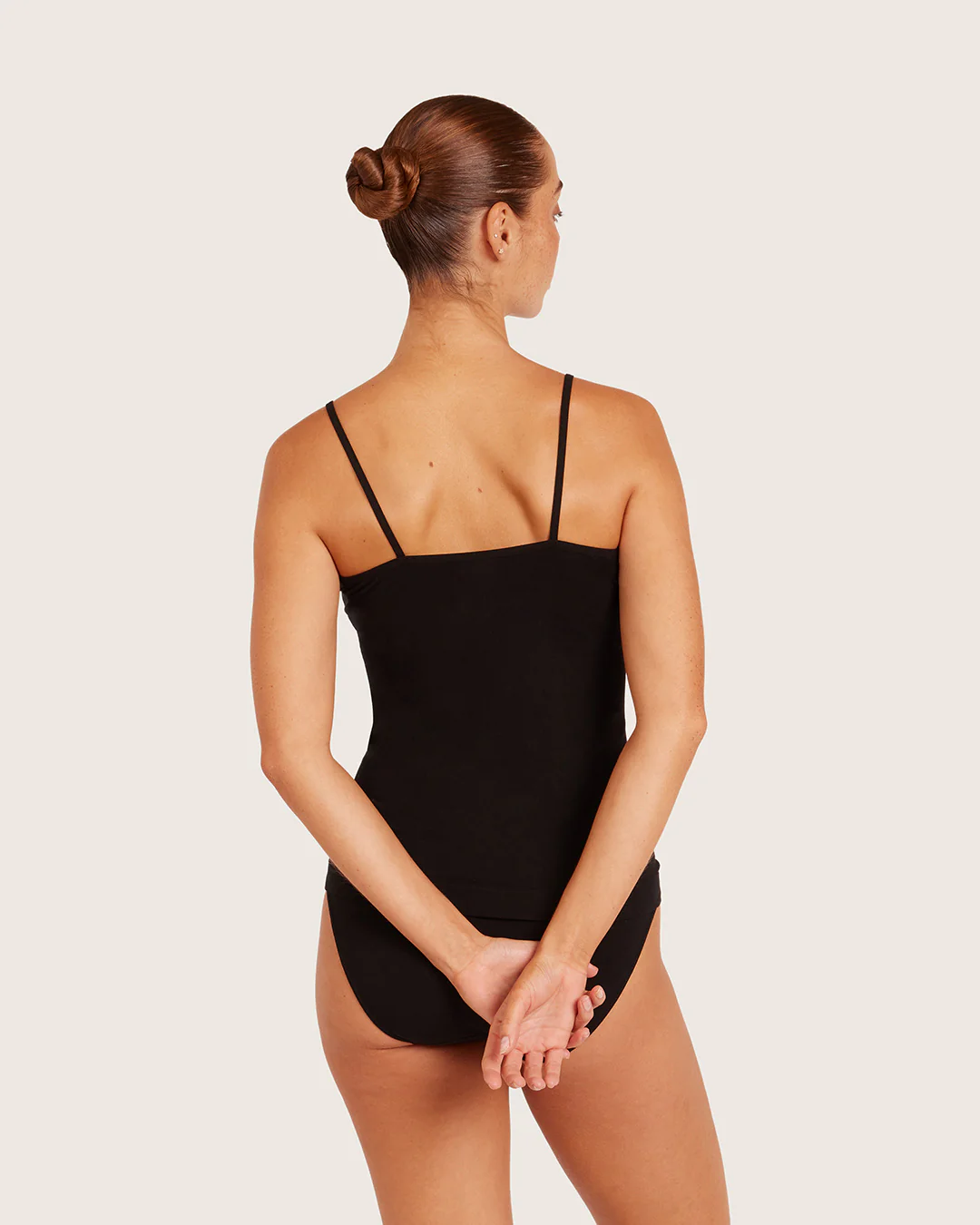 Base Layer Cami Top - Black - Image 3