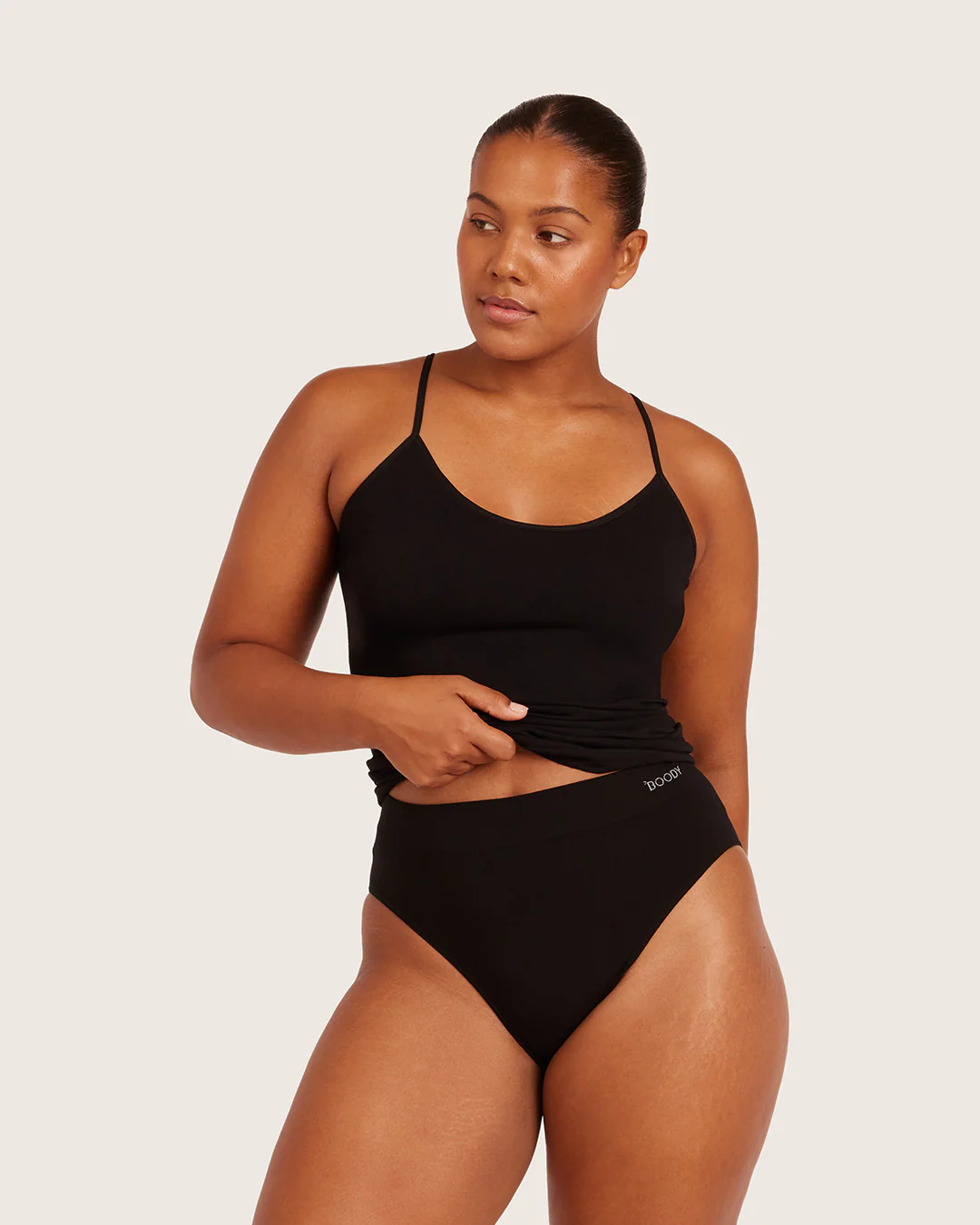 Base Layer Cami Top - Black - Image 8