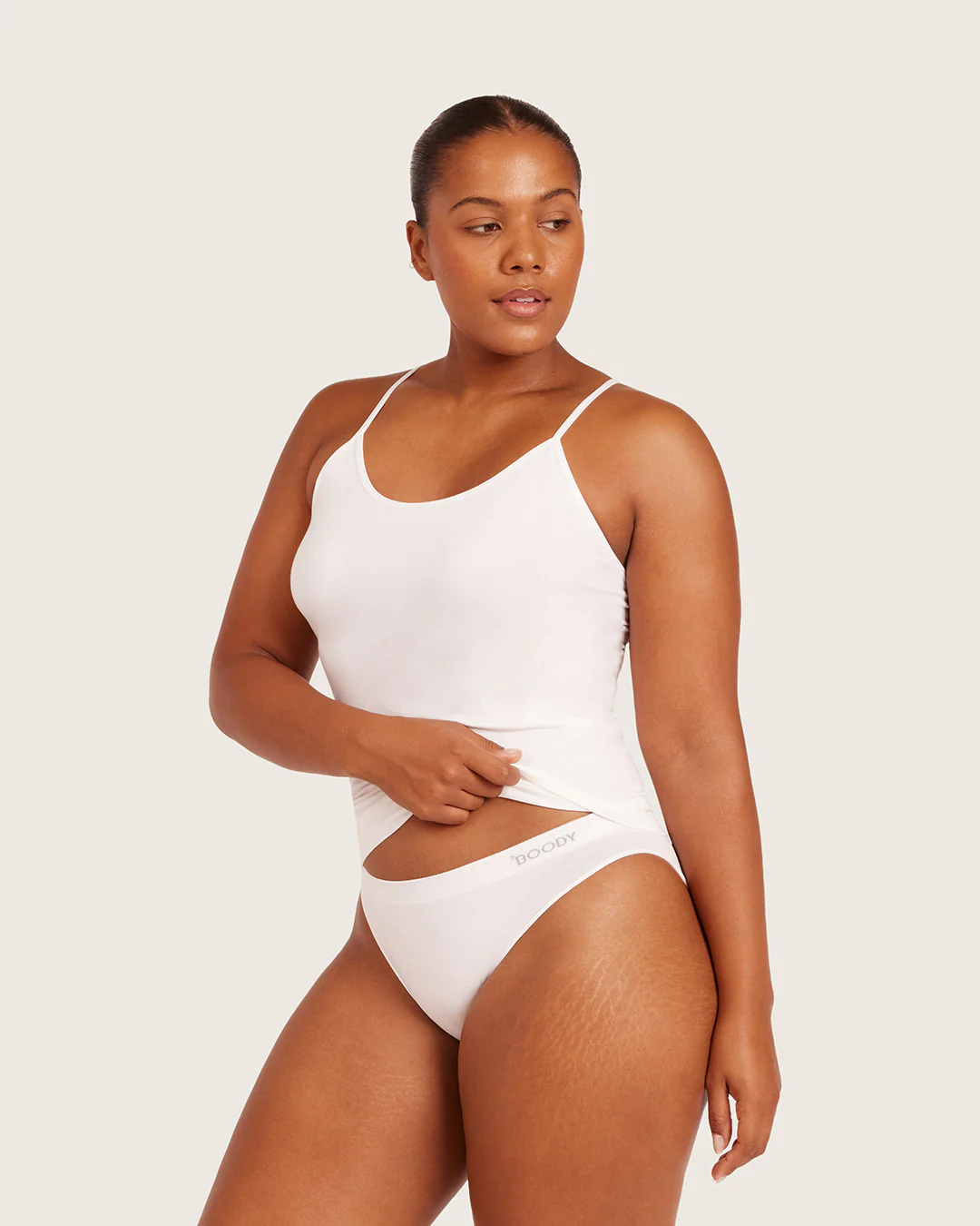 Base Layer Cami Top - White - Image 5