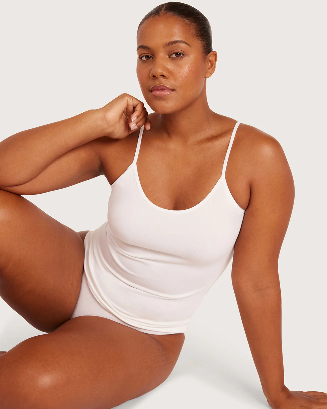 Base Layer Cami Top - White - Image 7