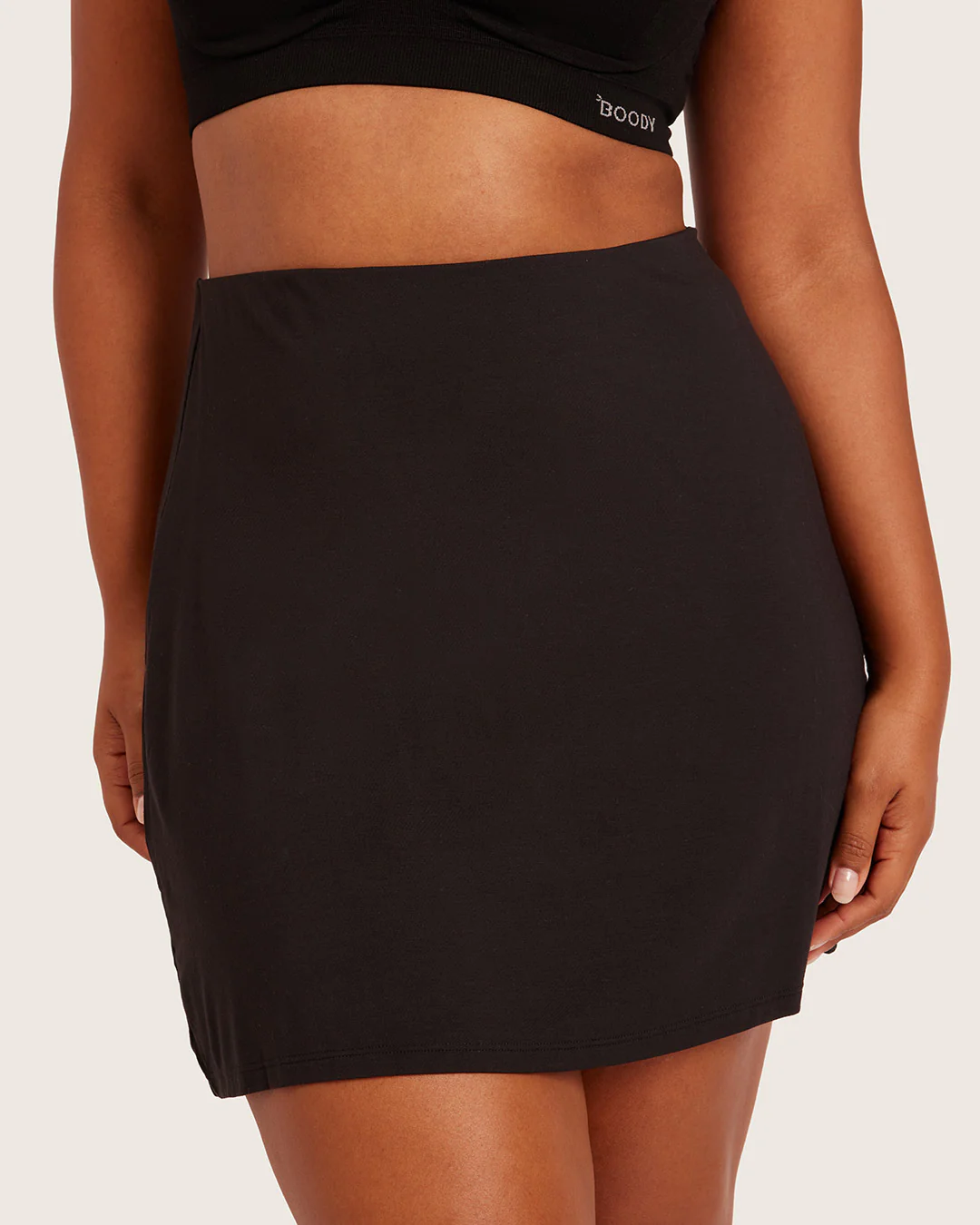 Base Layer Everyday Slip Skirt - Black - Image 10