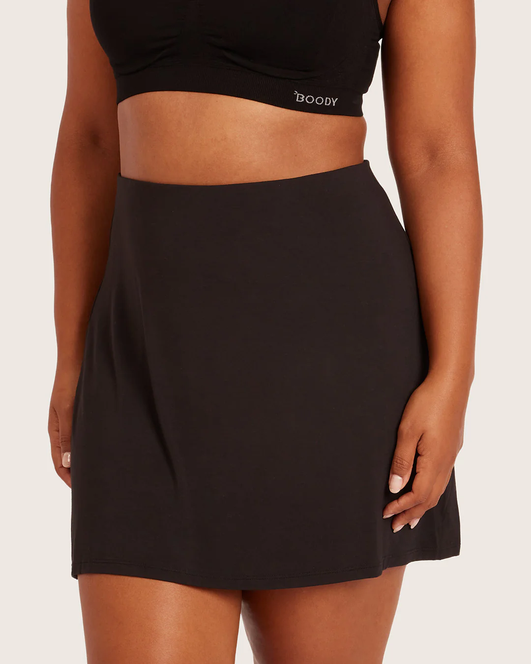 Base Layer Everyday Slip Skirt - Black - Image 9
