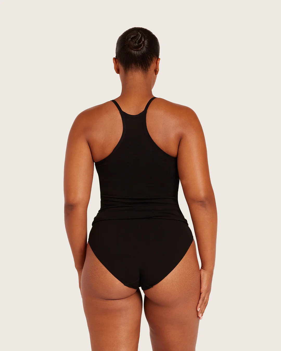 Base Layer Racerback Cami Top - Black - Image 6