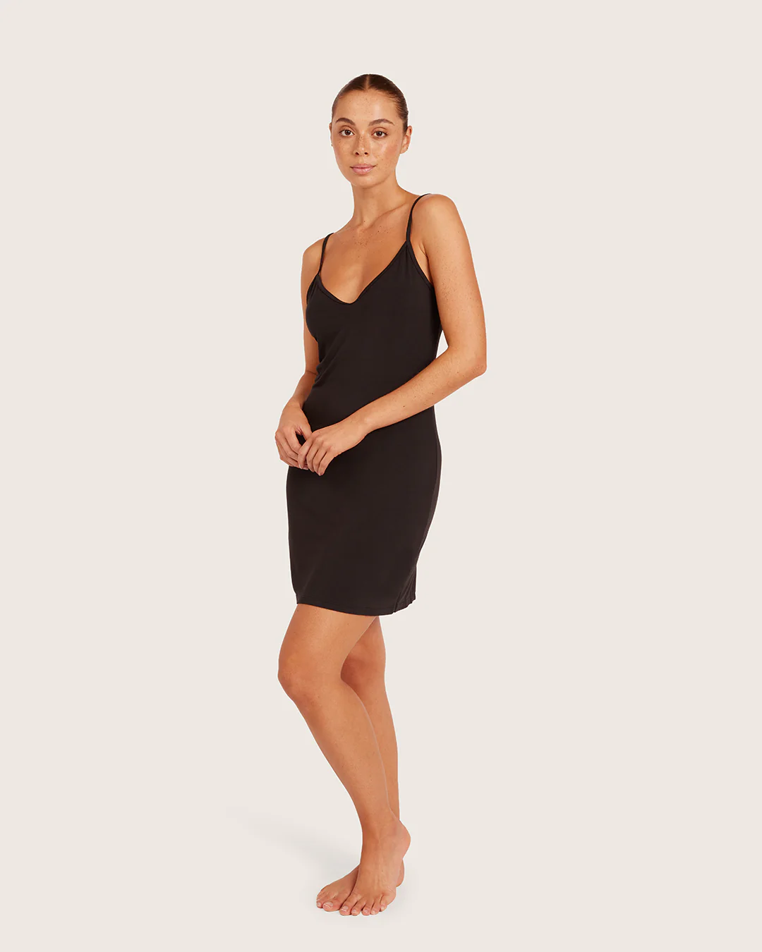 Base Layer V-Neck Slip-Black - Image 4