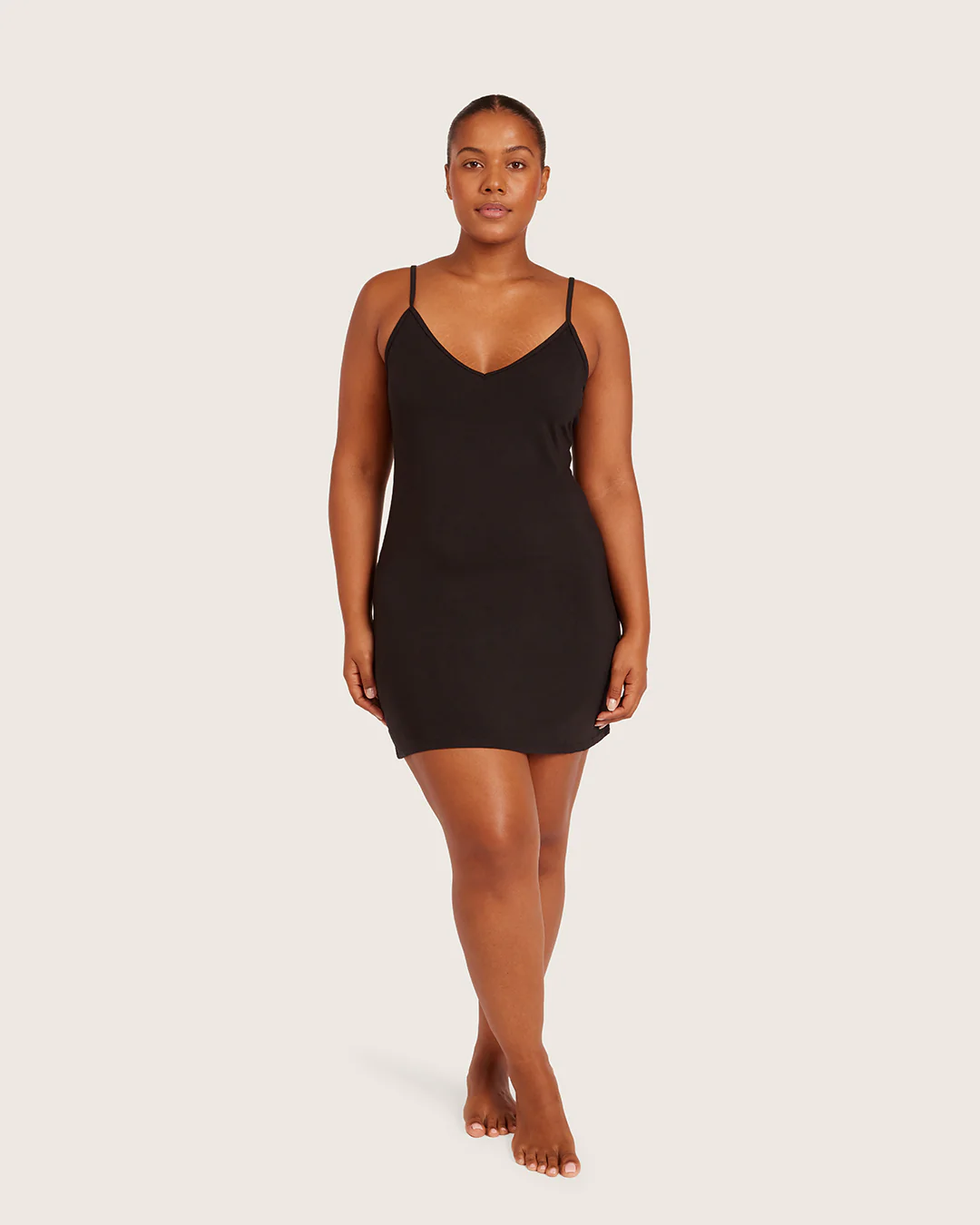 Base Layer V-Neck Slip-Black - Image 8