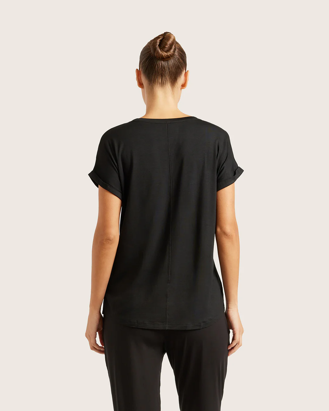 Downtime Lounge Top - Black - Image 4