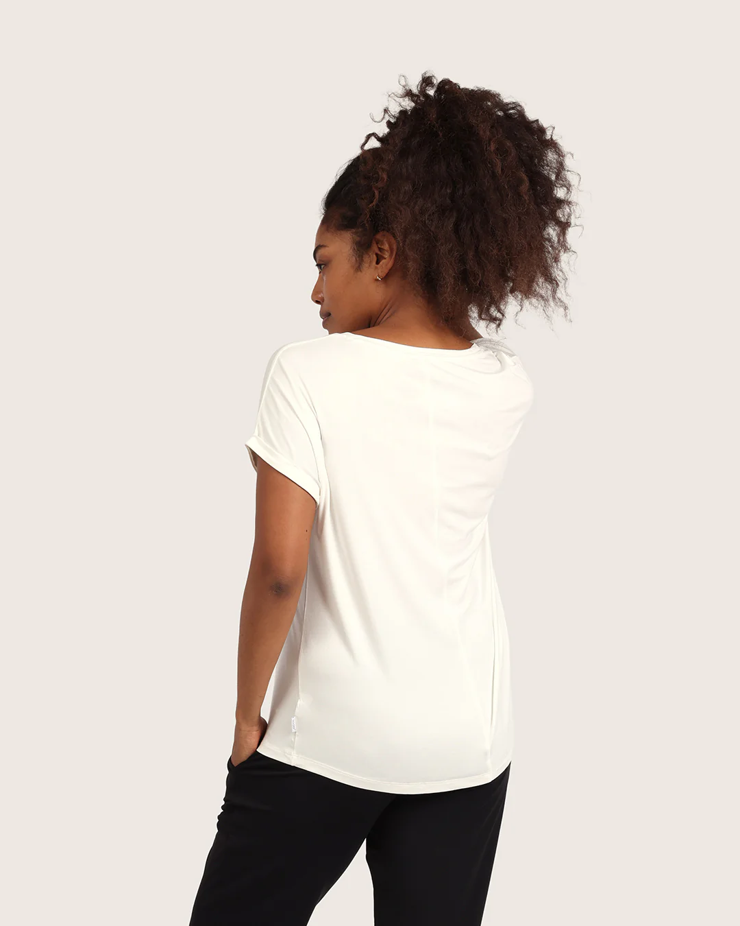 Downtime Lounge Top - Natural White - Image 7