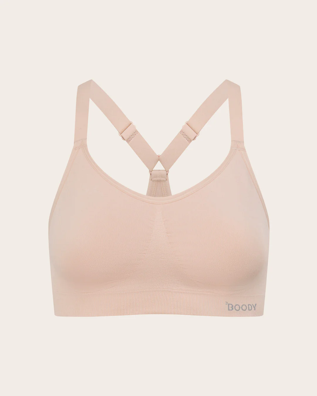 Full Bust Wireless Racerback Bra - Shell - Image 12