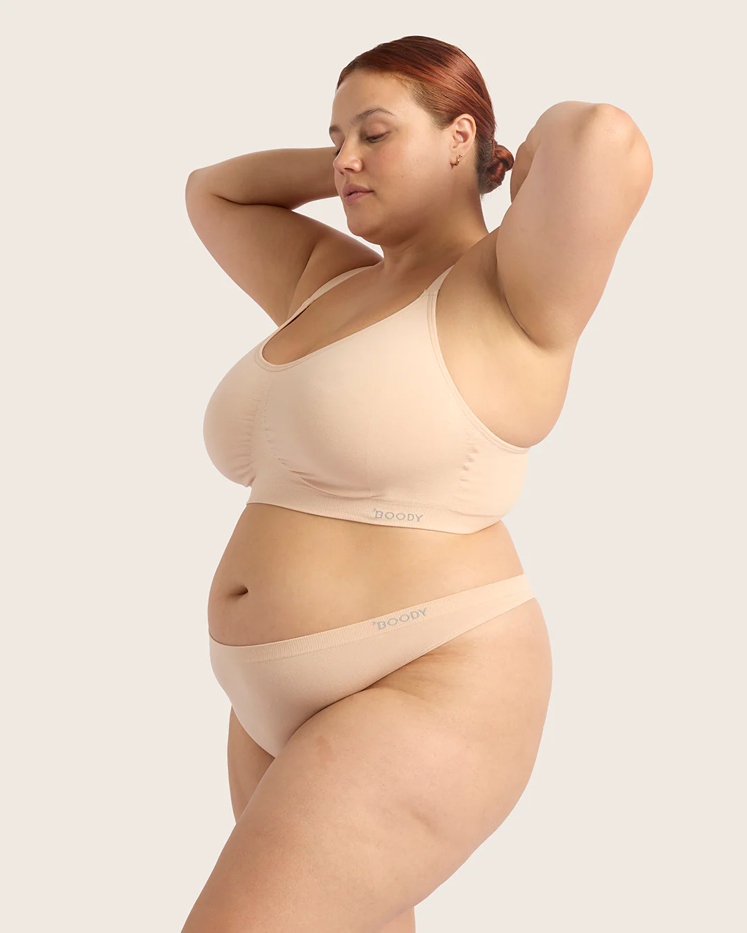 Full Bust Wireless Racerback Bra - Shell - Image 9