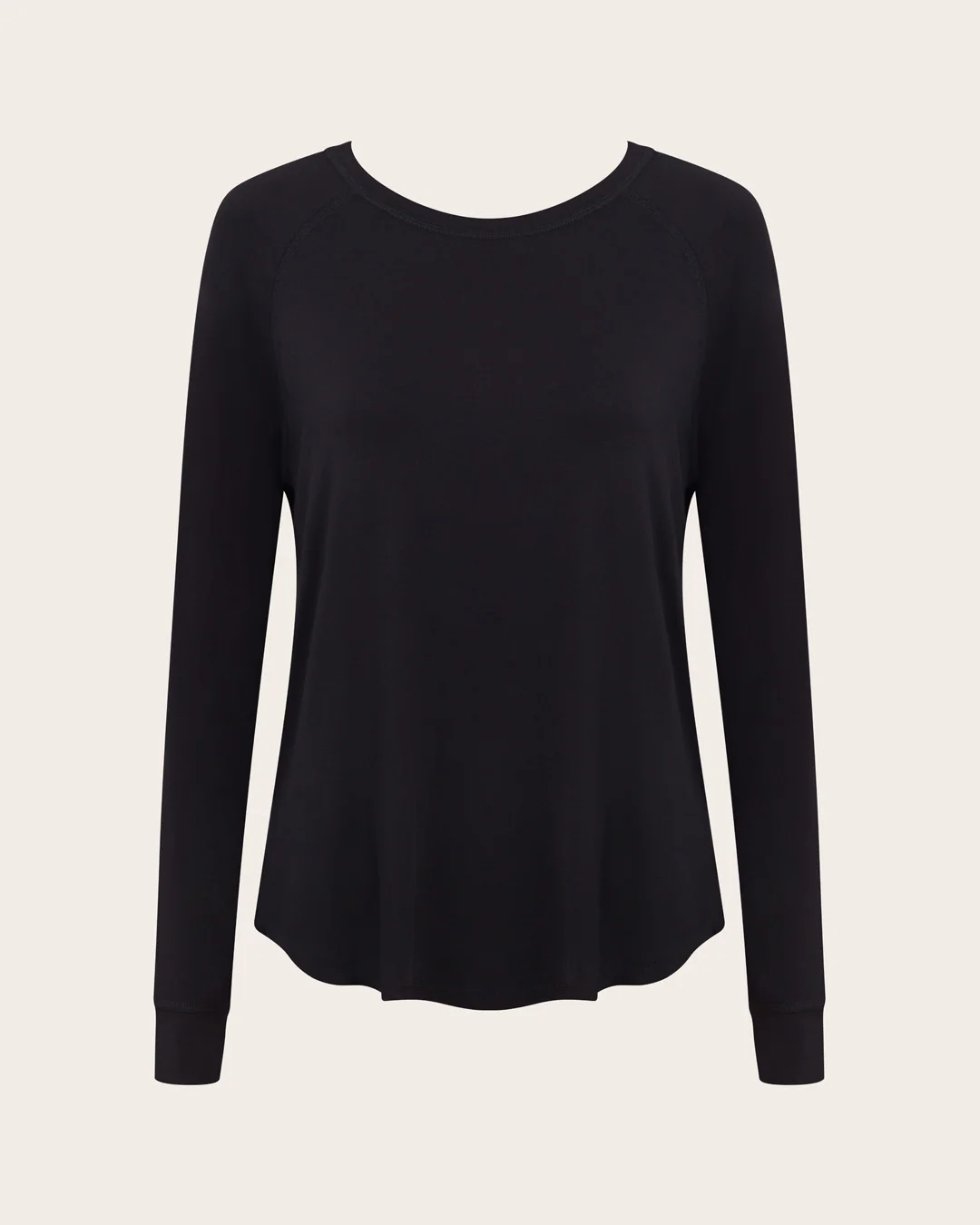 Goodnight Raglan Sleep Top - Black - Image 24