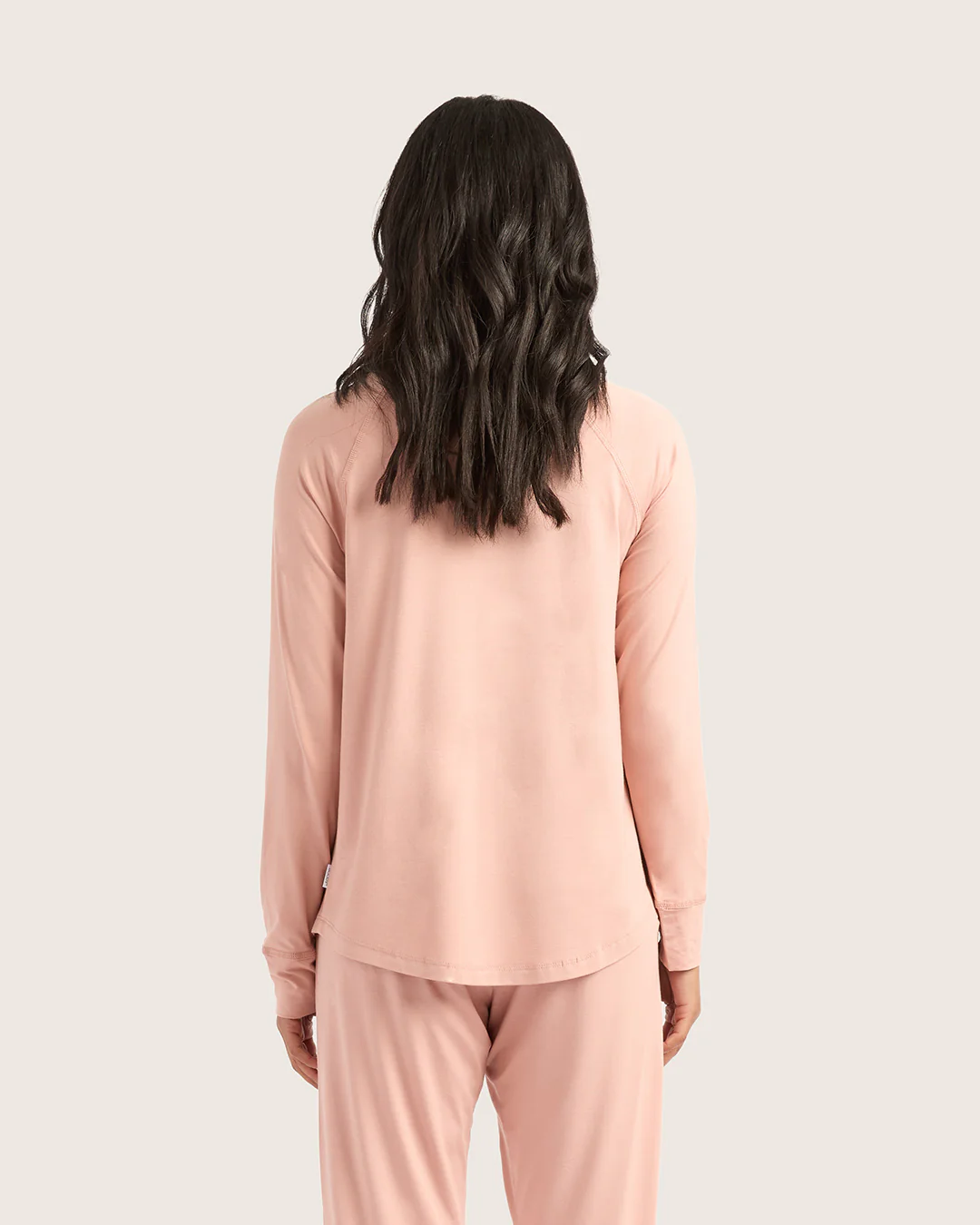 Goodnight Raglan Sleep Top - Dusty Pink - Image 26