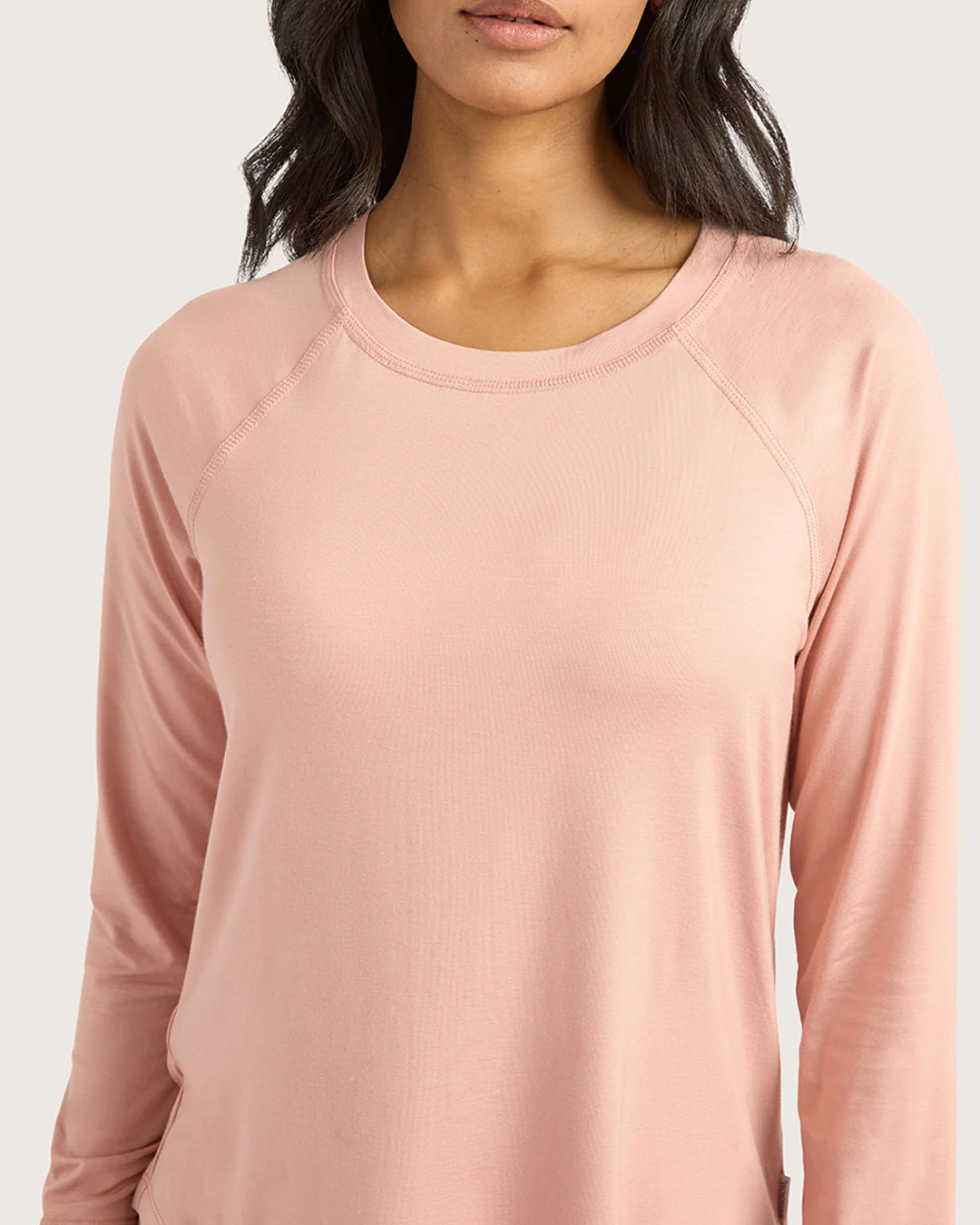 Goodnight Raglan Sleep Top - Dusty Pink - Image 27