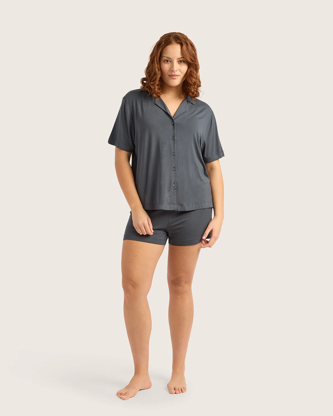 Goodnight Short Sleeve Sleep Shirt - Storm - Image 10