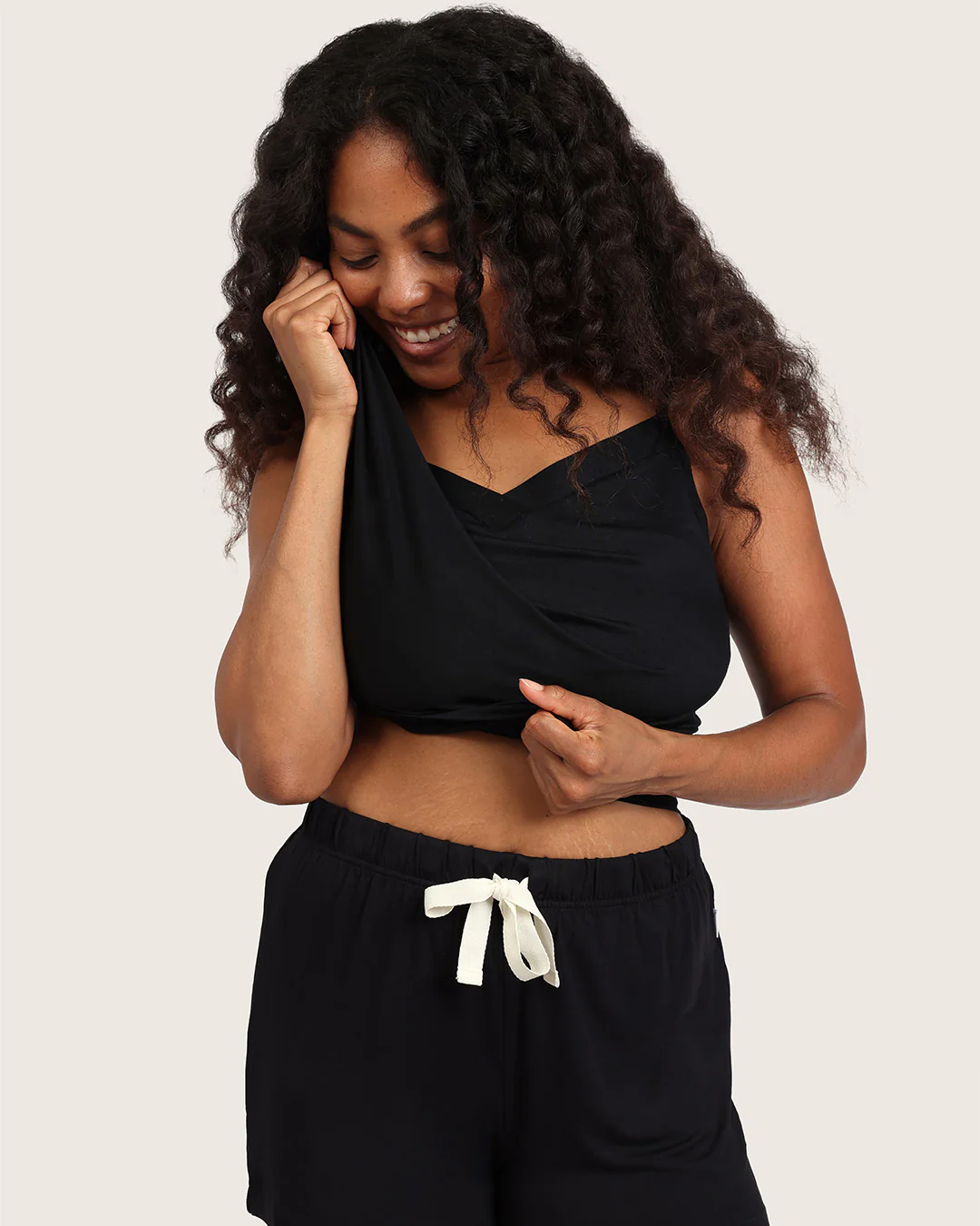 Goodnight Sleep Shorts - Black - Image 11