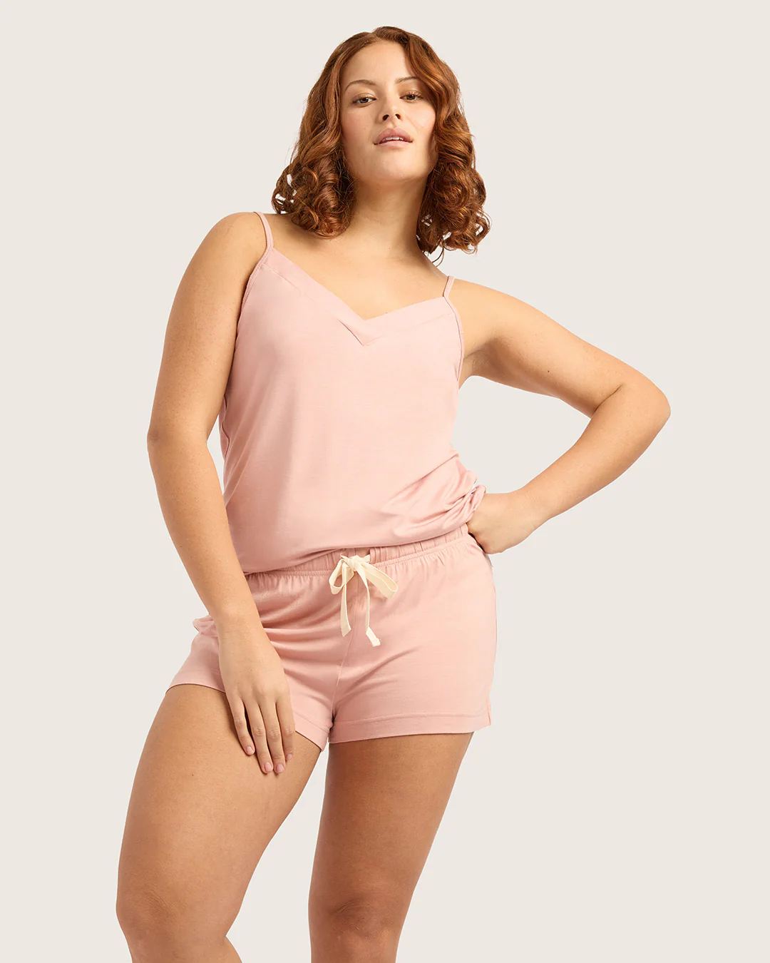 Goodnight Sleep Shorts - Dusty Pink - Image 12
