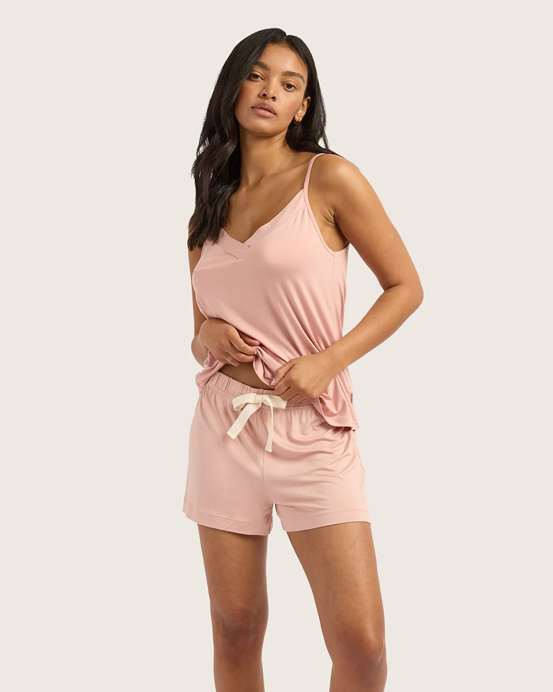 Goodnight Sleep Shorts - Dusty Pink - Image 6