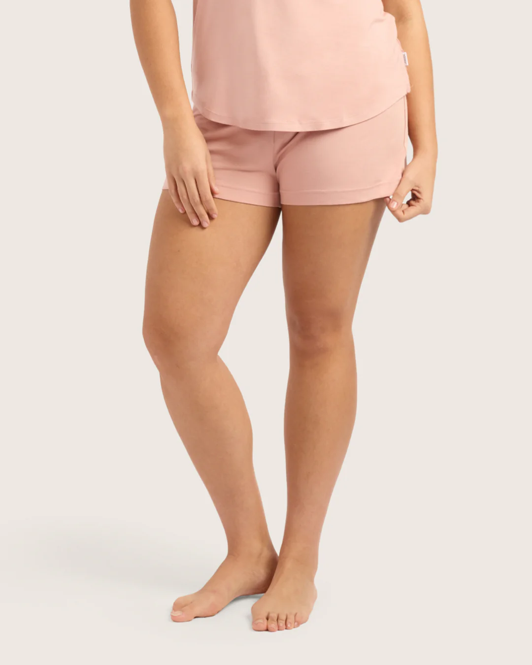 Goodnight Sleep Shorts - Dusty Pink - Image 9