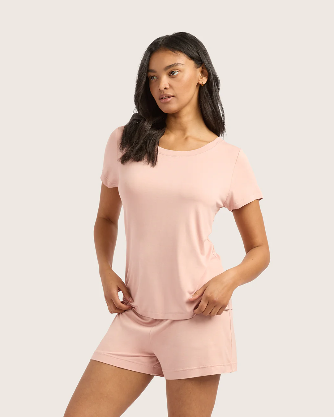 Goodnight Sleep Tee - Dusty Pink - Image 3