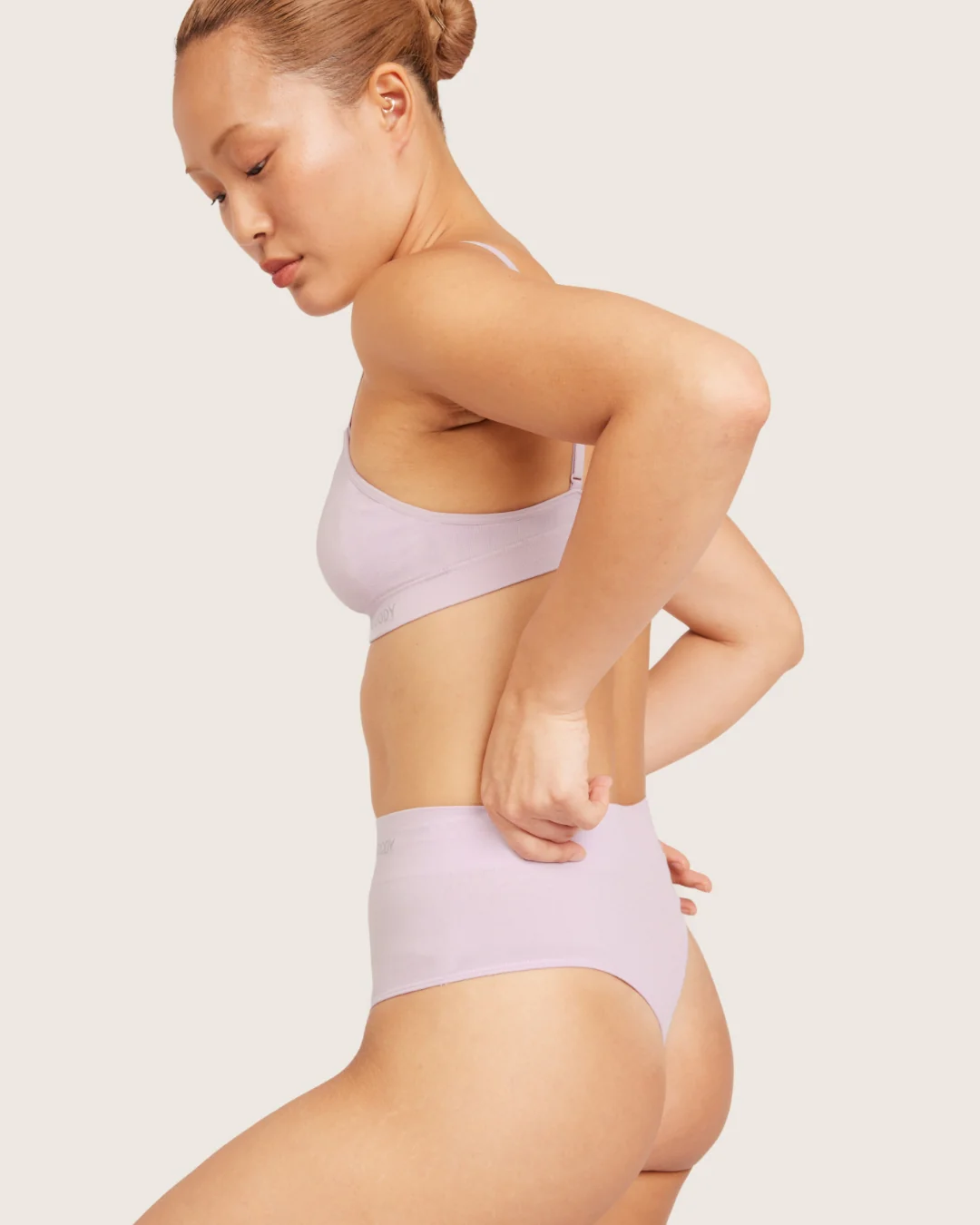 High Waist G-String - Orchid - Image 6