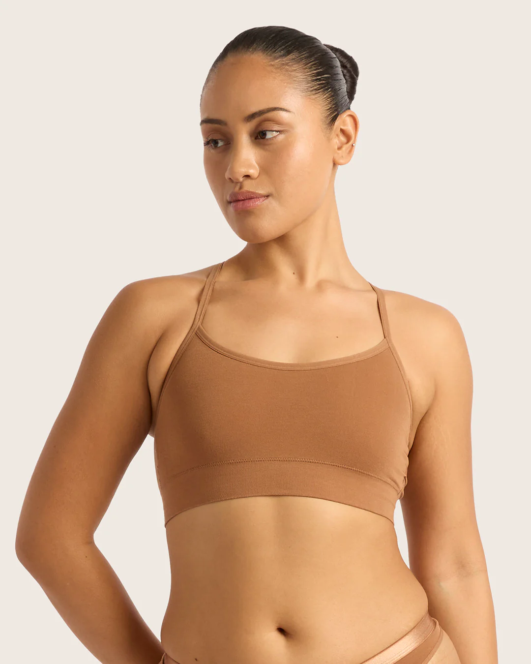 LYOLYTE Racerback Bralette - Maple - Image 6