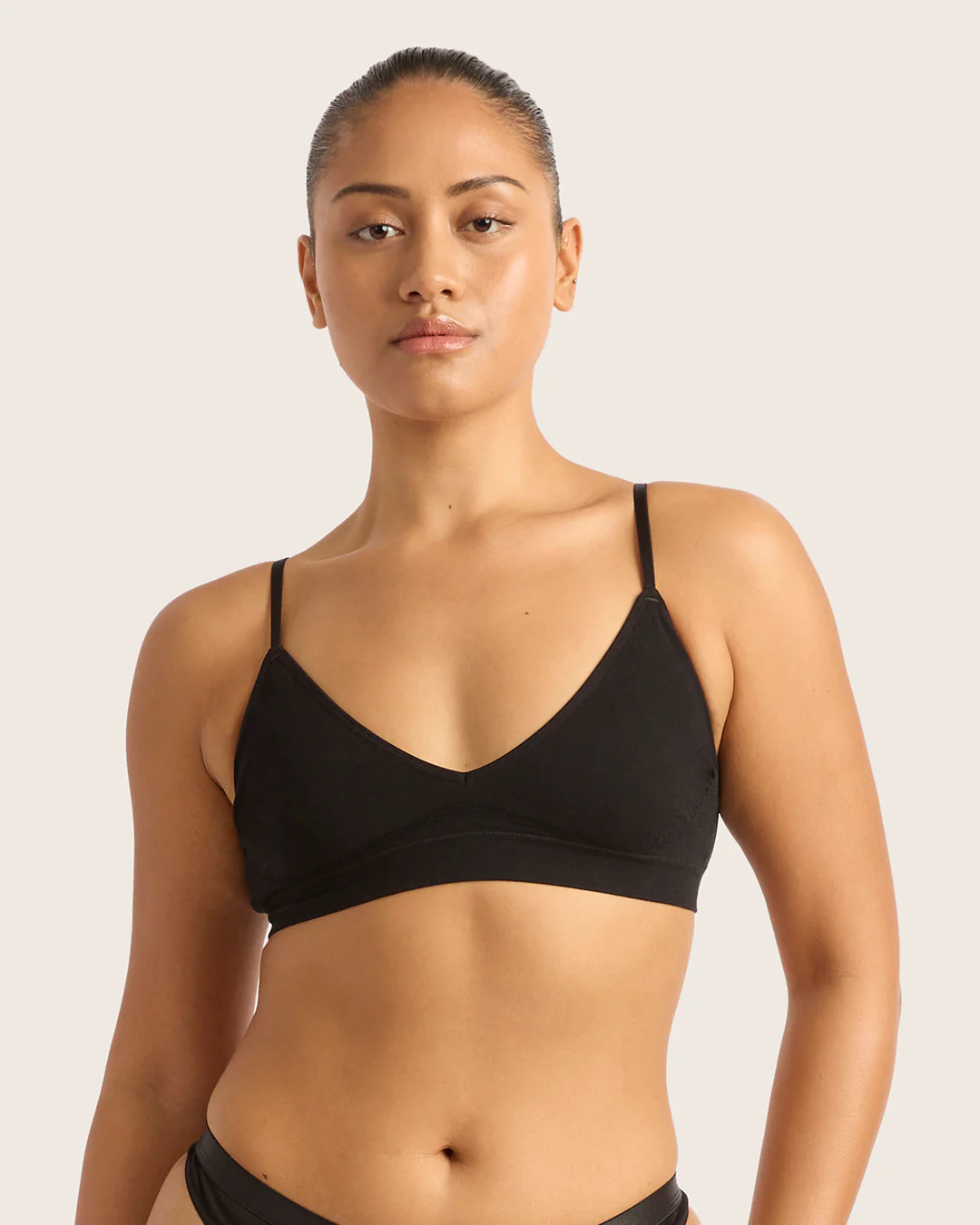 LYOLYTE Triangle Bralette - Black - Image 9
