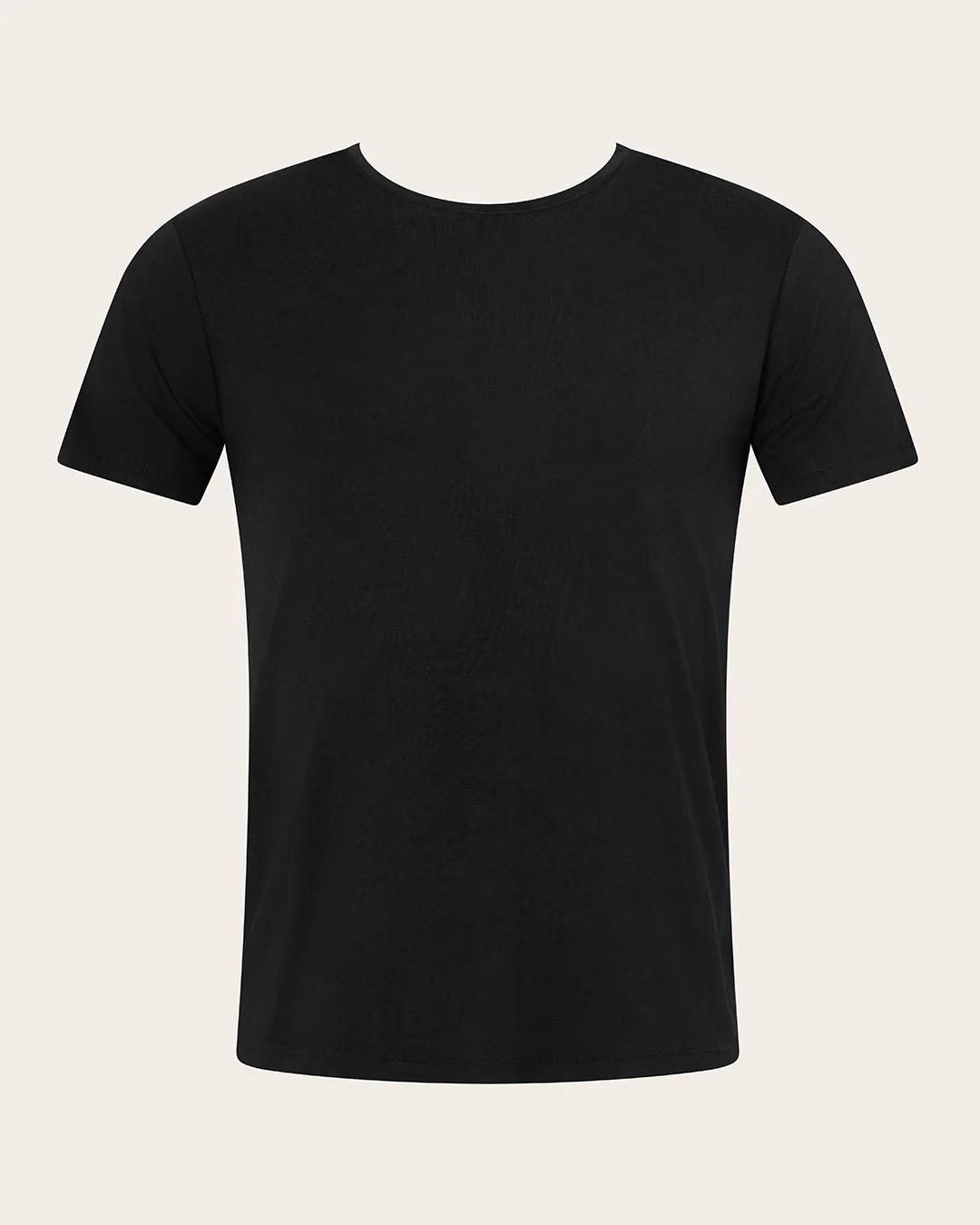 Men's Base Layer Crew Neck T-Shirt - Black - Image 6