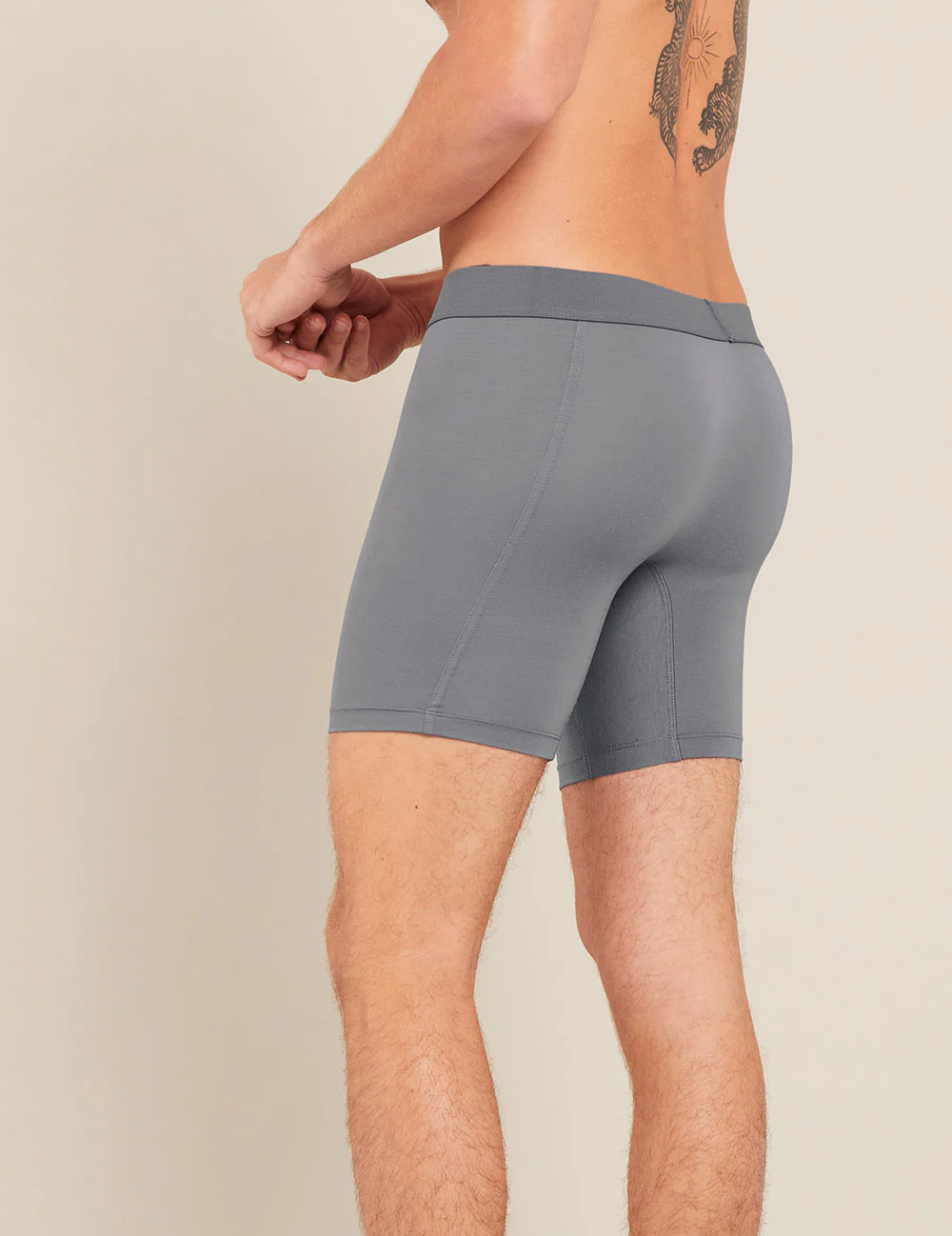Men's Everyday Mid-Length Boxer Briefs - Ash - Image 3