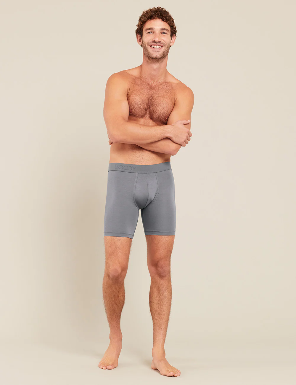 Men's Everyday Mid-Length Boxer Briefs - Ash - Image 5