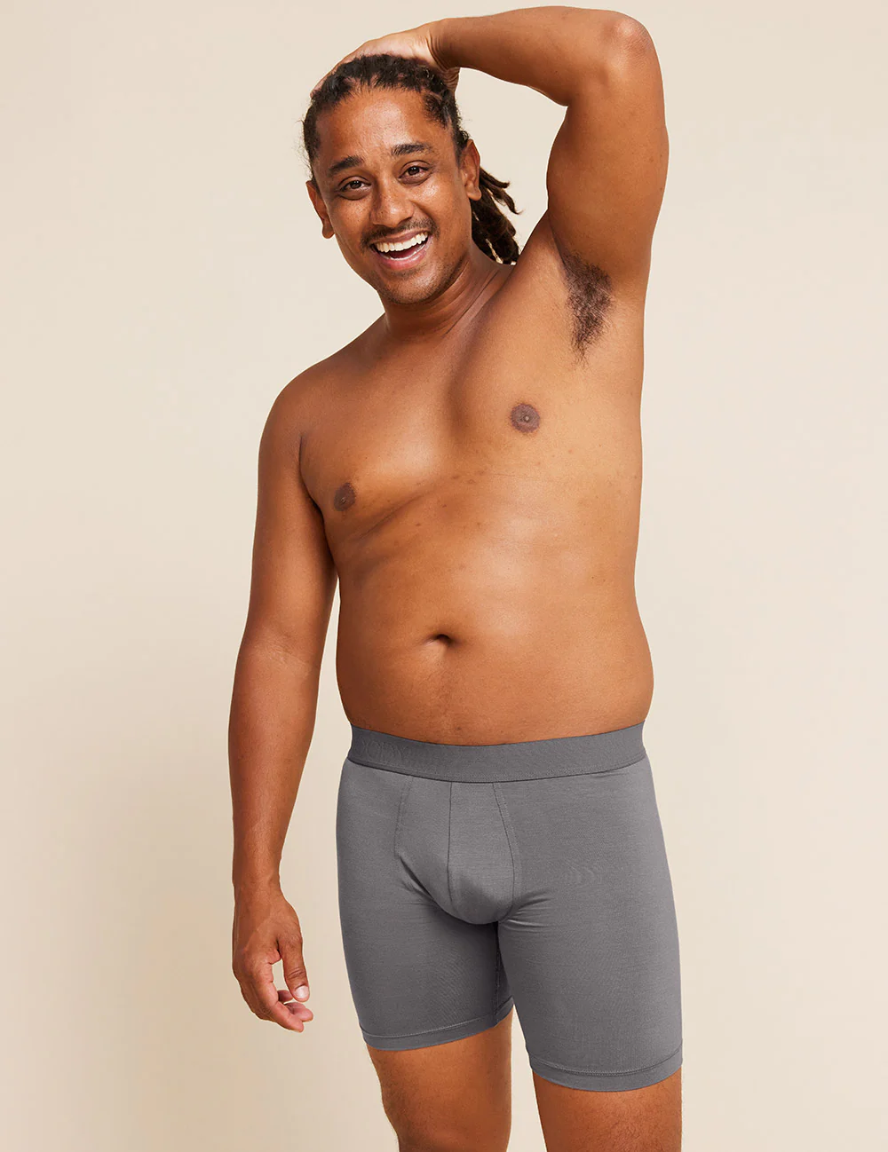 Men's Everyday Mid-Length Boxer Briefs - Ash - Image 8