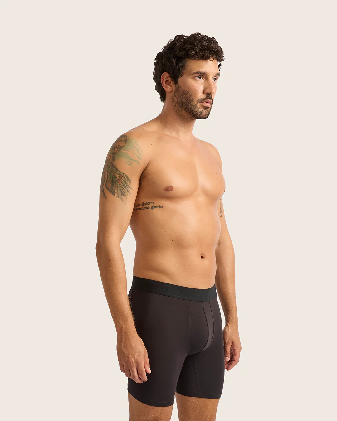 Men's Everyday Mid-Length Boxer Briefs - Black - Image 3