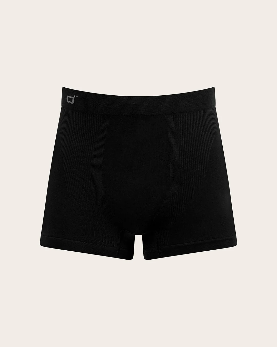 Men's Seamfree Boxer Briefs - Black - Image 9
