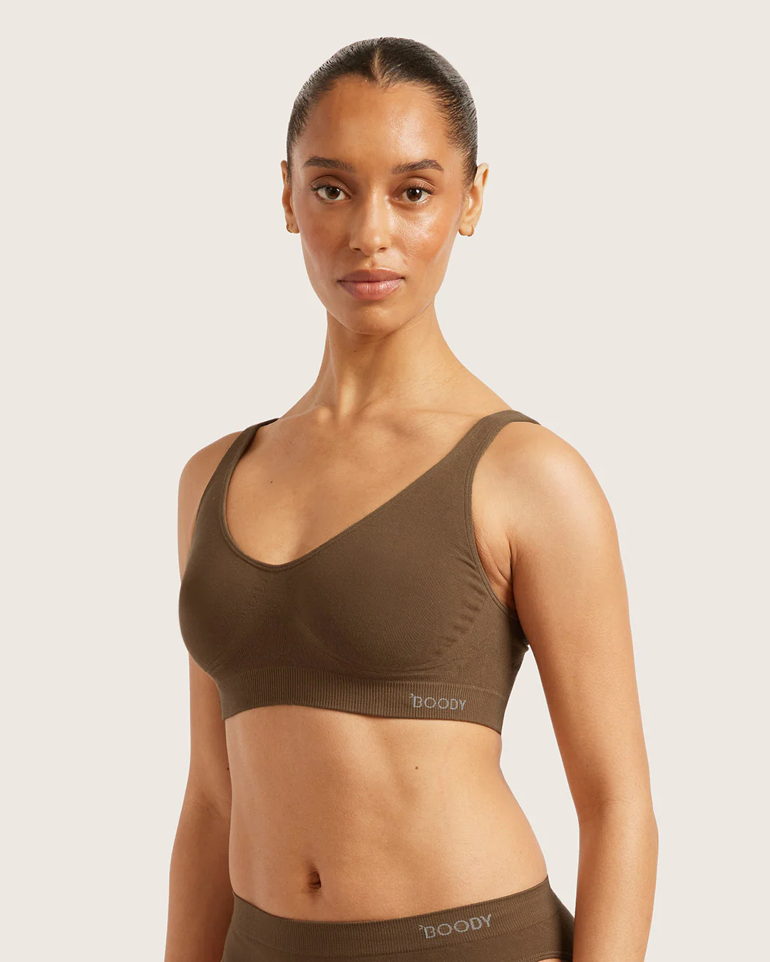 Seamfree Crop Bra - Clove - Image 3