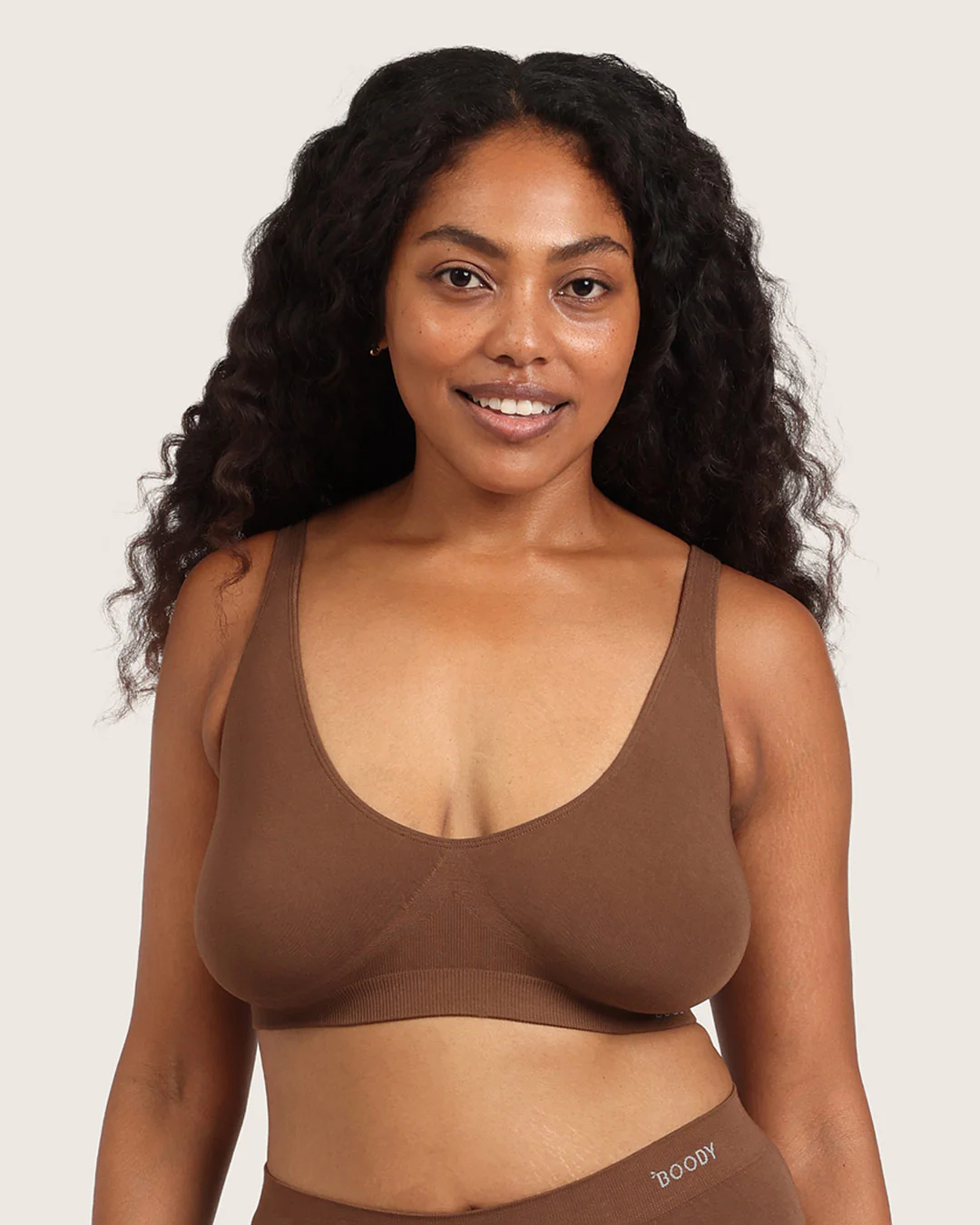 Seamfree Crop Bra - Clove - Image 5