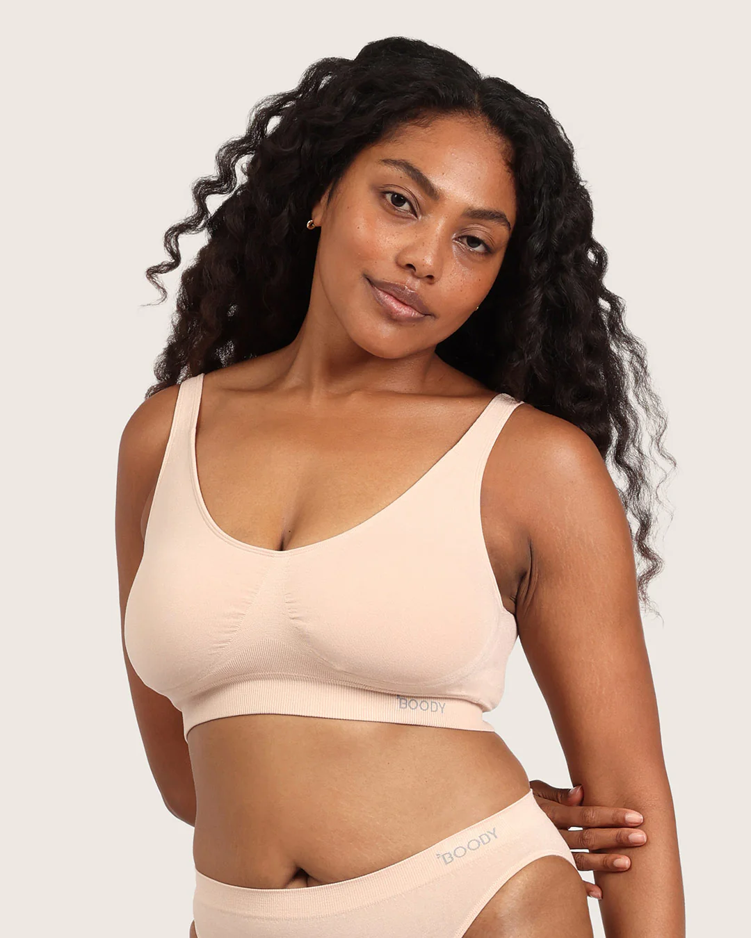 Seamfree Padded Crop Bra - Shell - Image 11