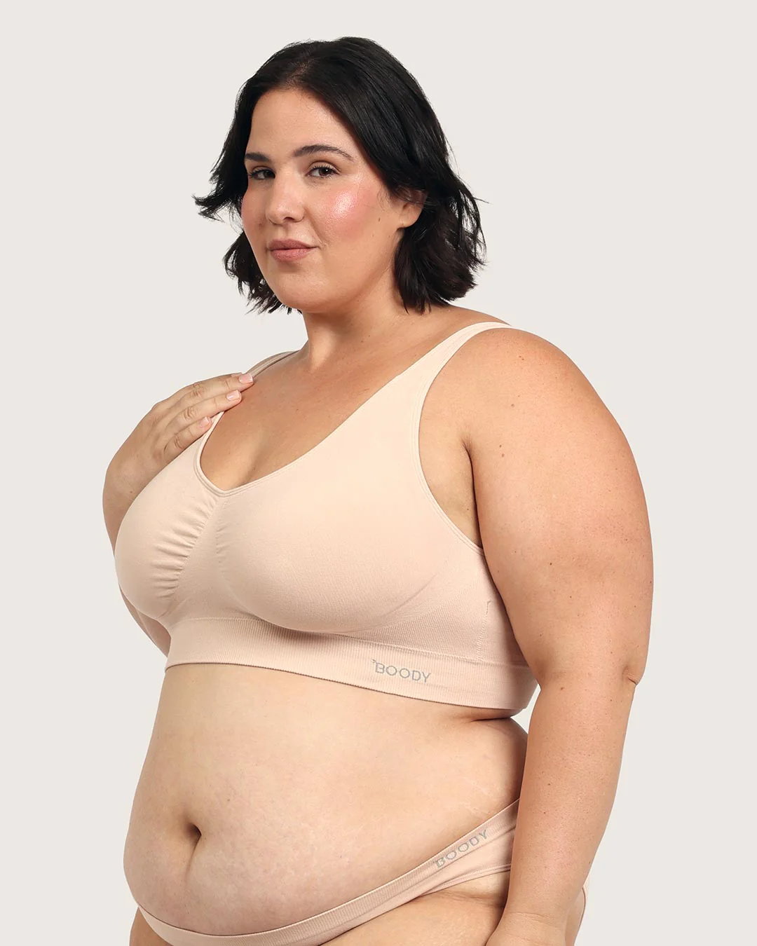 Seamfree Padded Crop Bra - Shell - Image 14