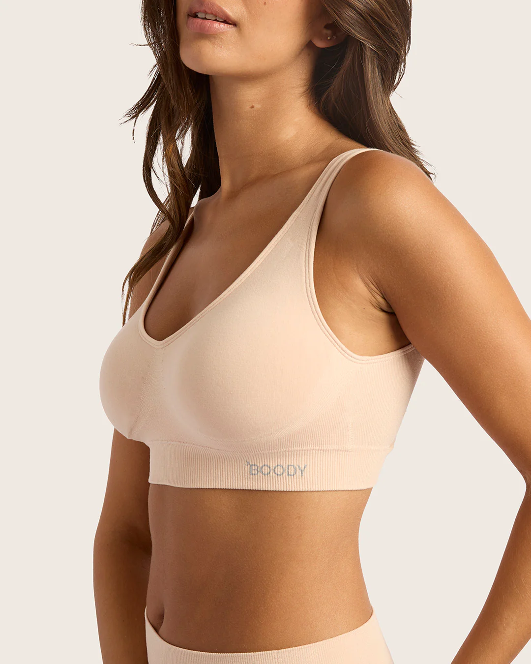 Seamfree Padded Crop Bra - Shell - Image 4