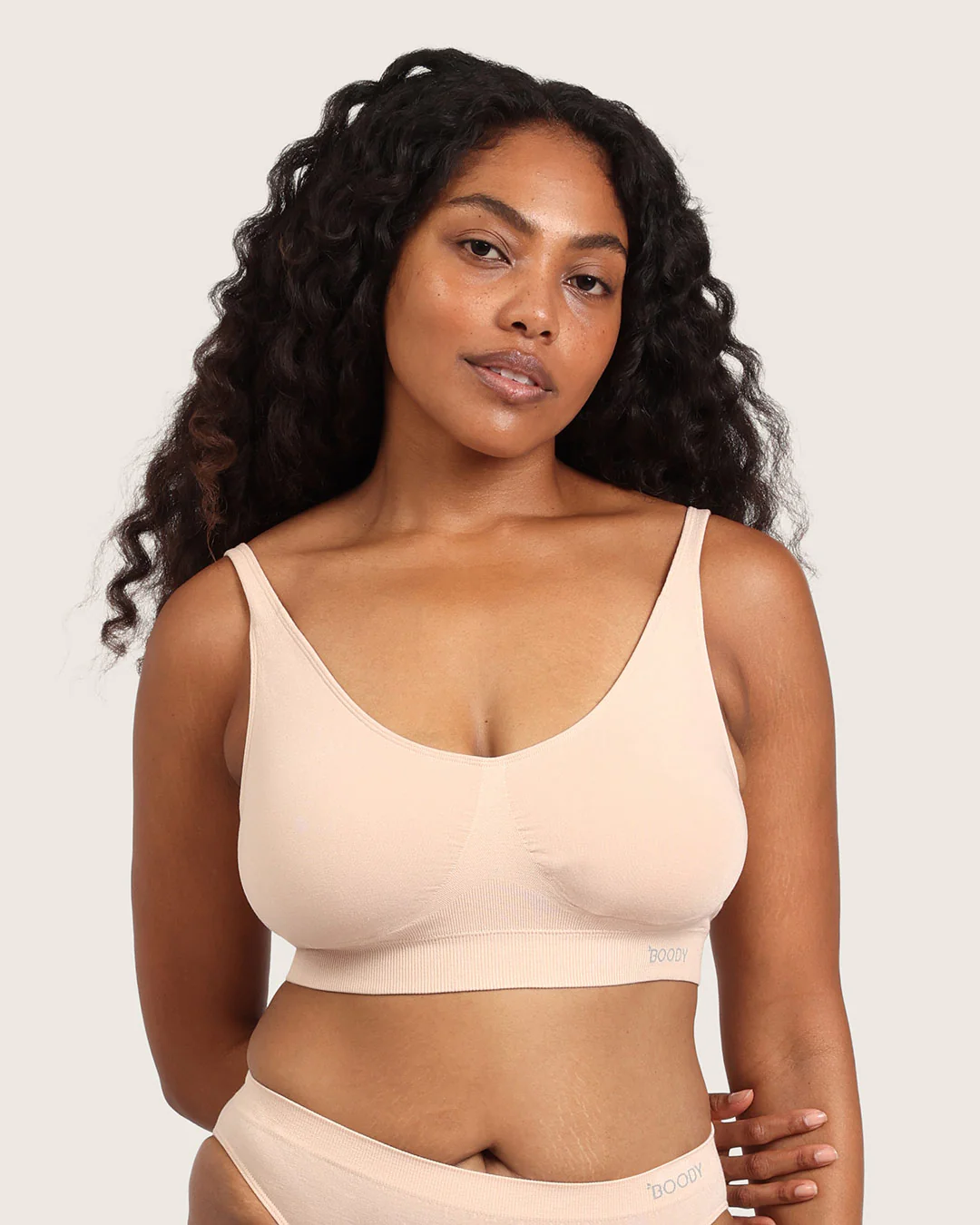 Seamfree Padded Crop Bra - Shell - Image 7