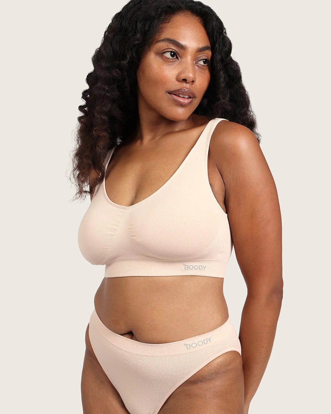 Seamfree Padded Crop Bra - Shell - Image 9