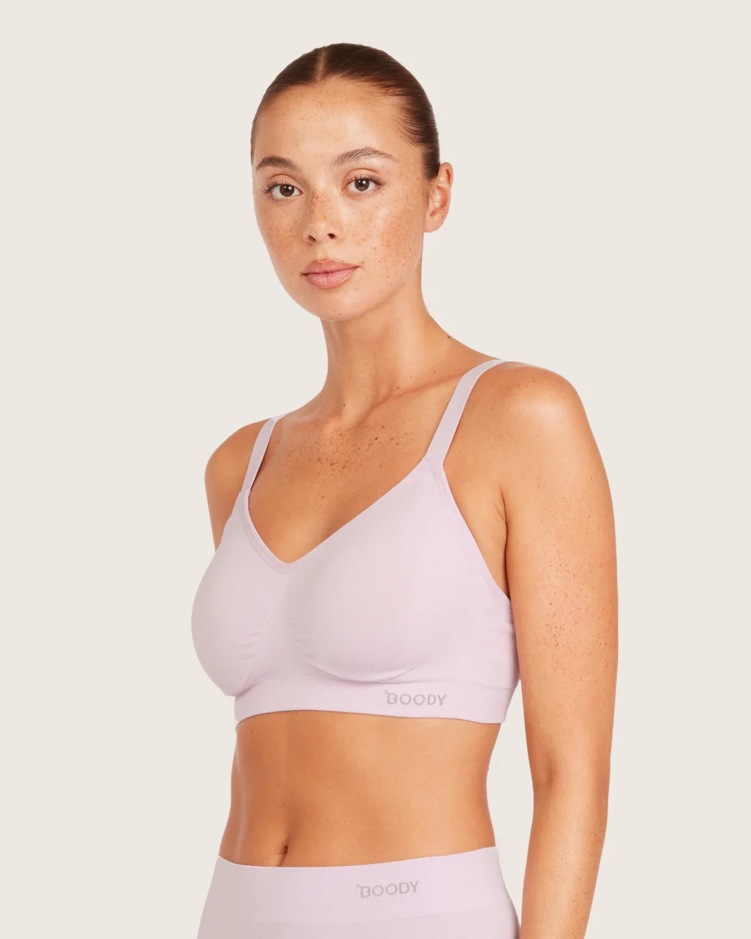 Wireless Full Bust T-Shirt Bra - Orchid - Image 3