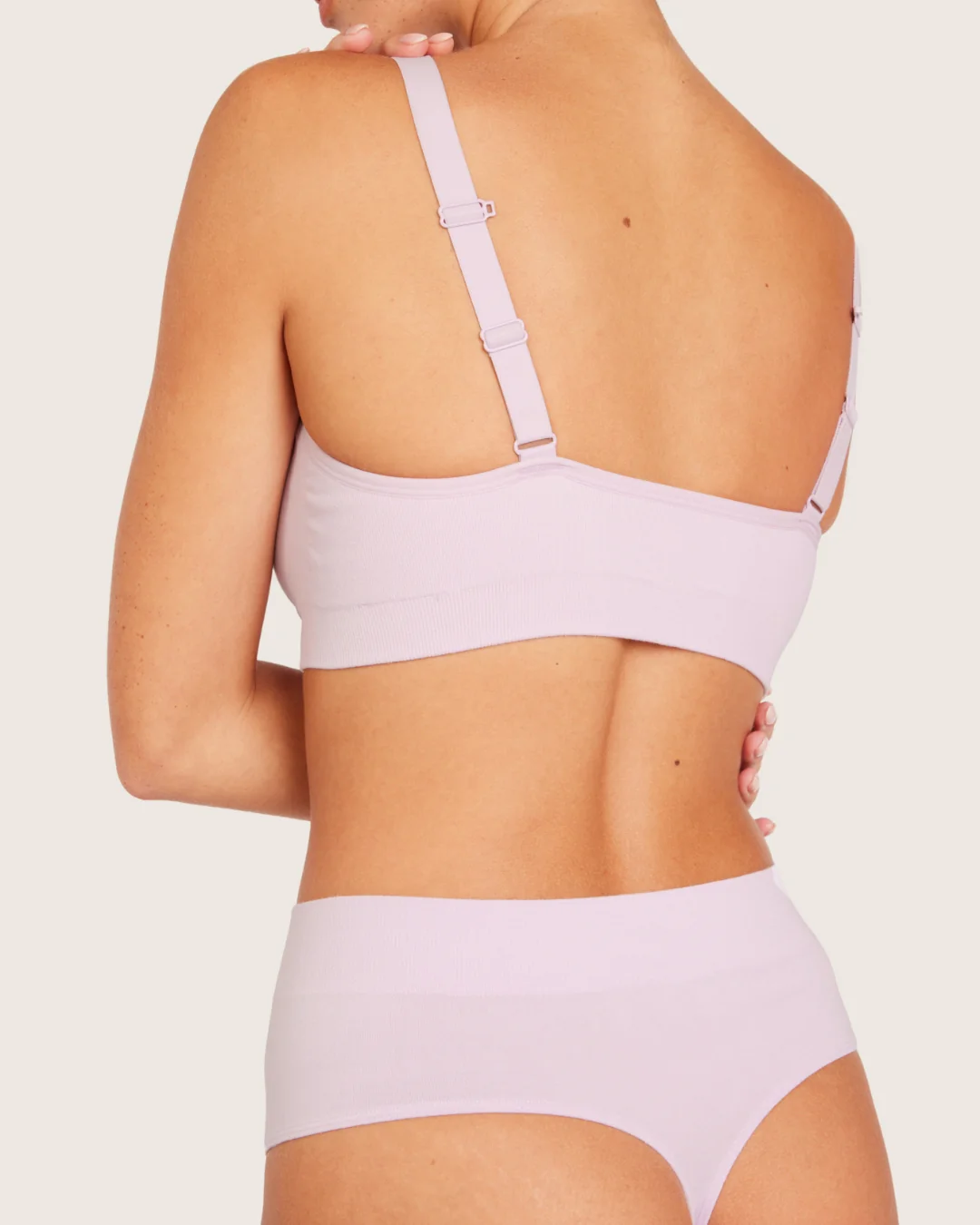 Wireless Full Bust T-Shirt Bra - Orchid - Image 4