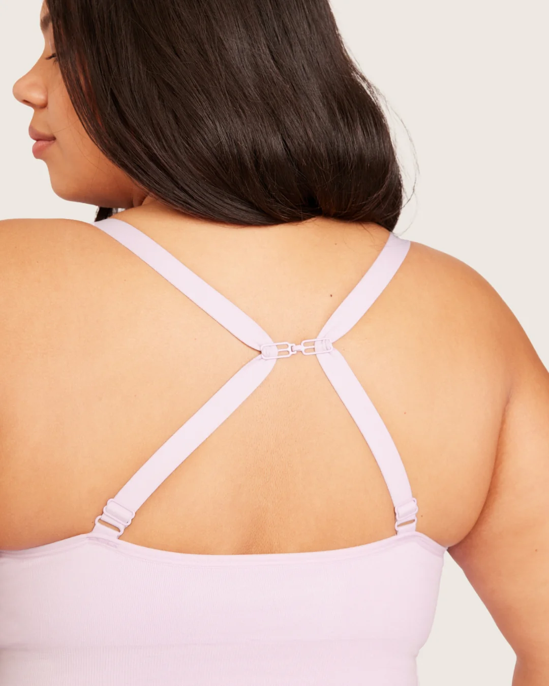 Wireless Full Bust T-Shirt Bra - Orchid - Image 9