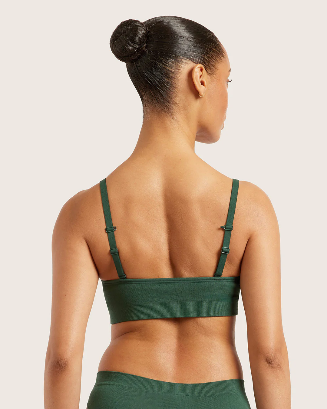 Wireless T-Shirt Bra - Emerald Green - Image 9