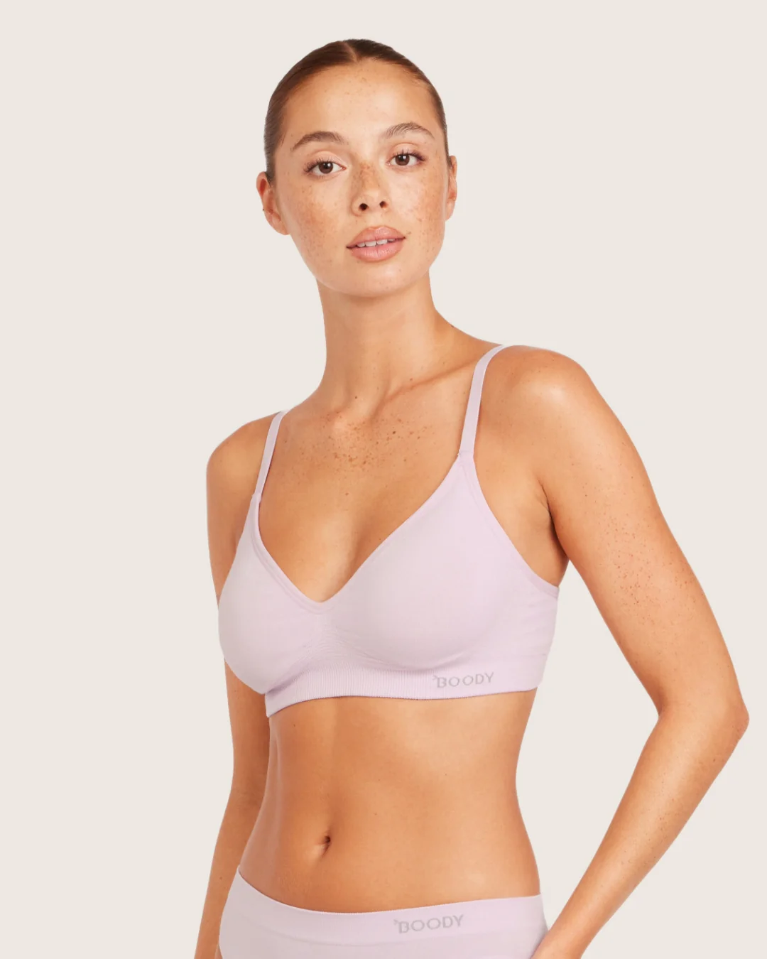 Wireless T-Shirt Bra - Orchid - Image 3