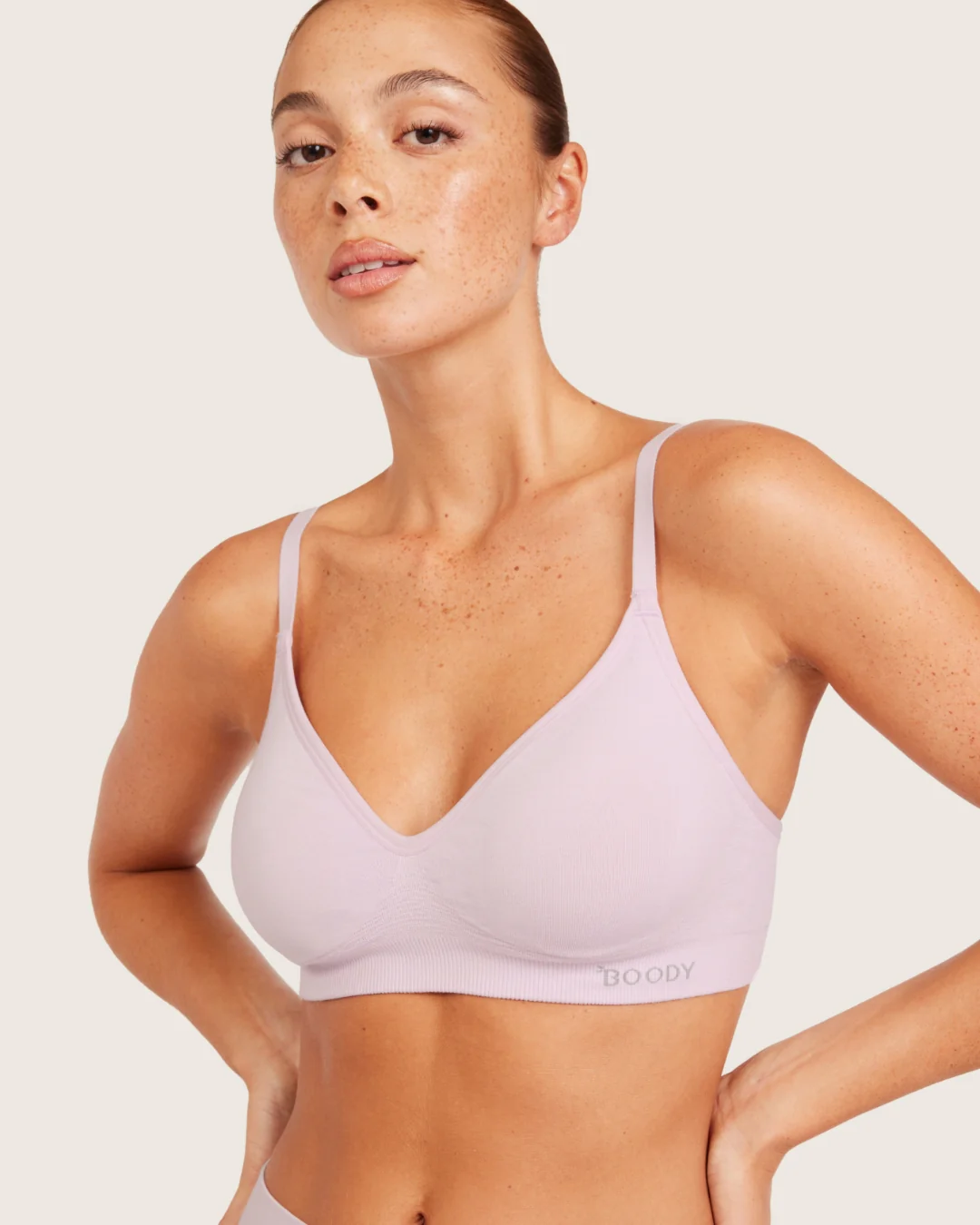 Wireless T-Shirt Bra - Orchid - Image 4