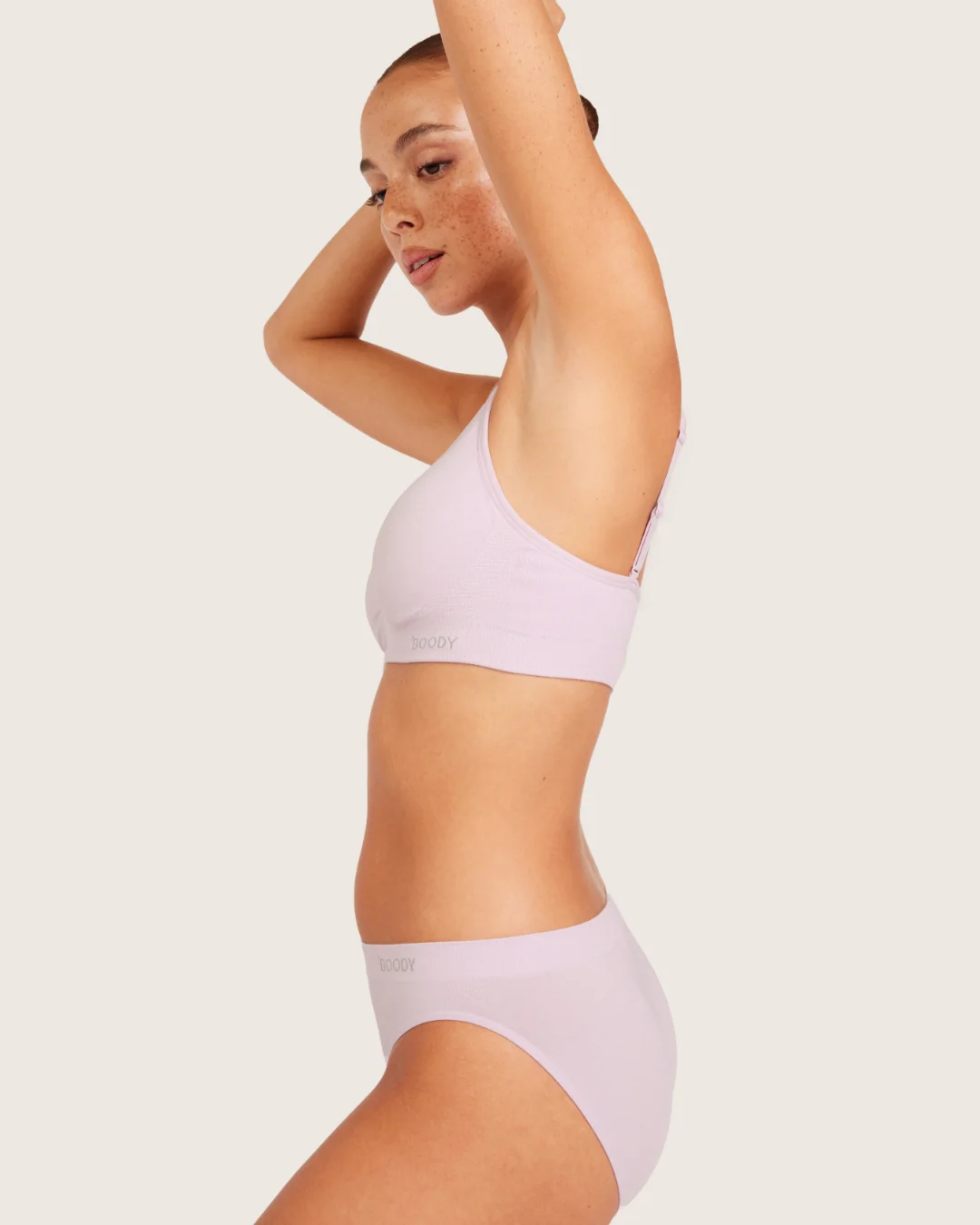 Wireless T-Shirt Bra - Orchid - Image 5