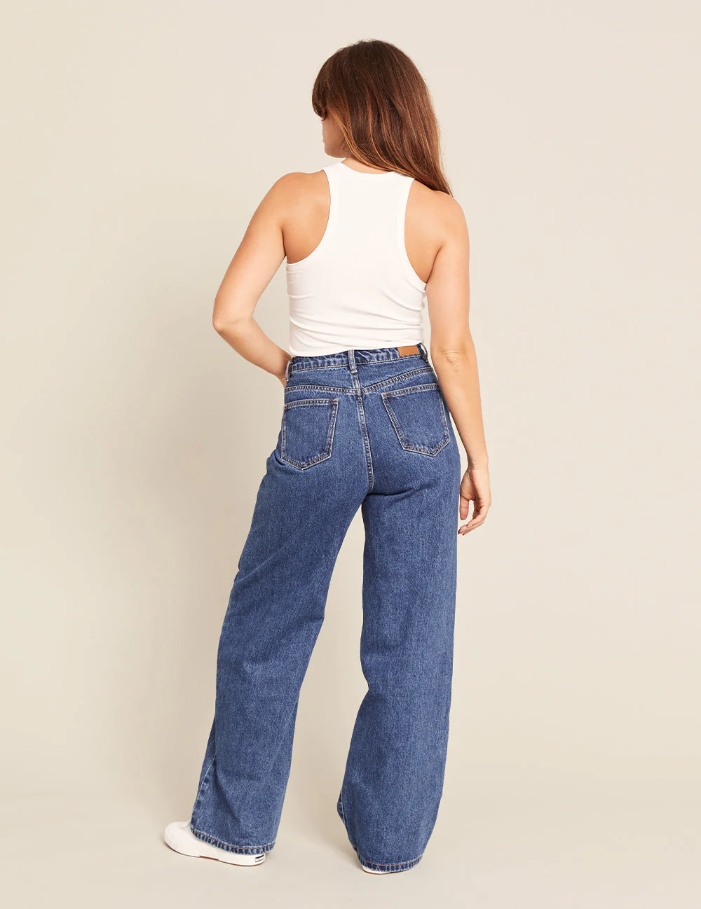 Women's Ribbed Racerback Tank - White - Image 11