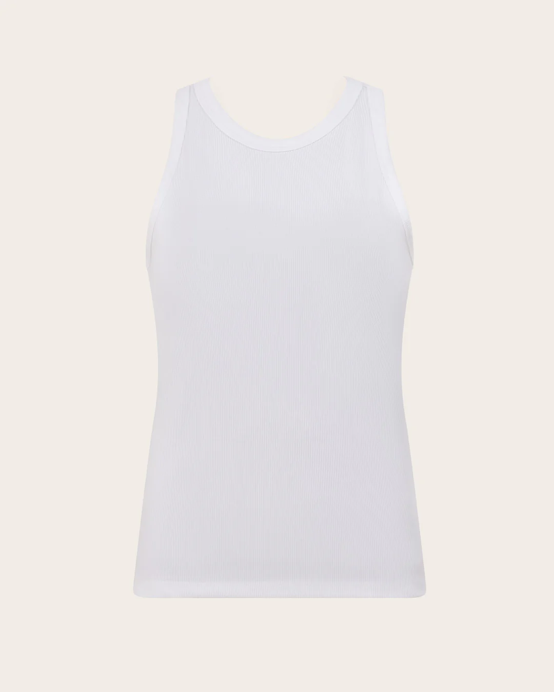 Women's Ribbed Racerback Tank - White - Image 18