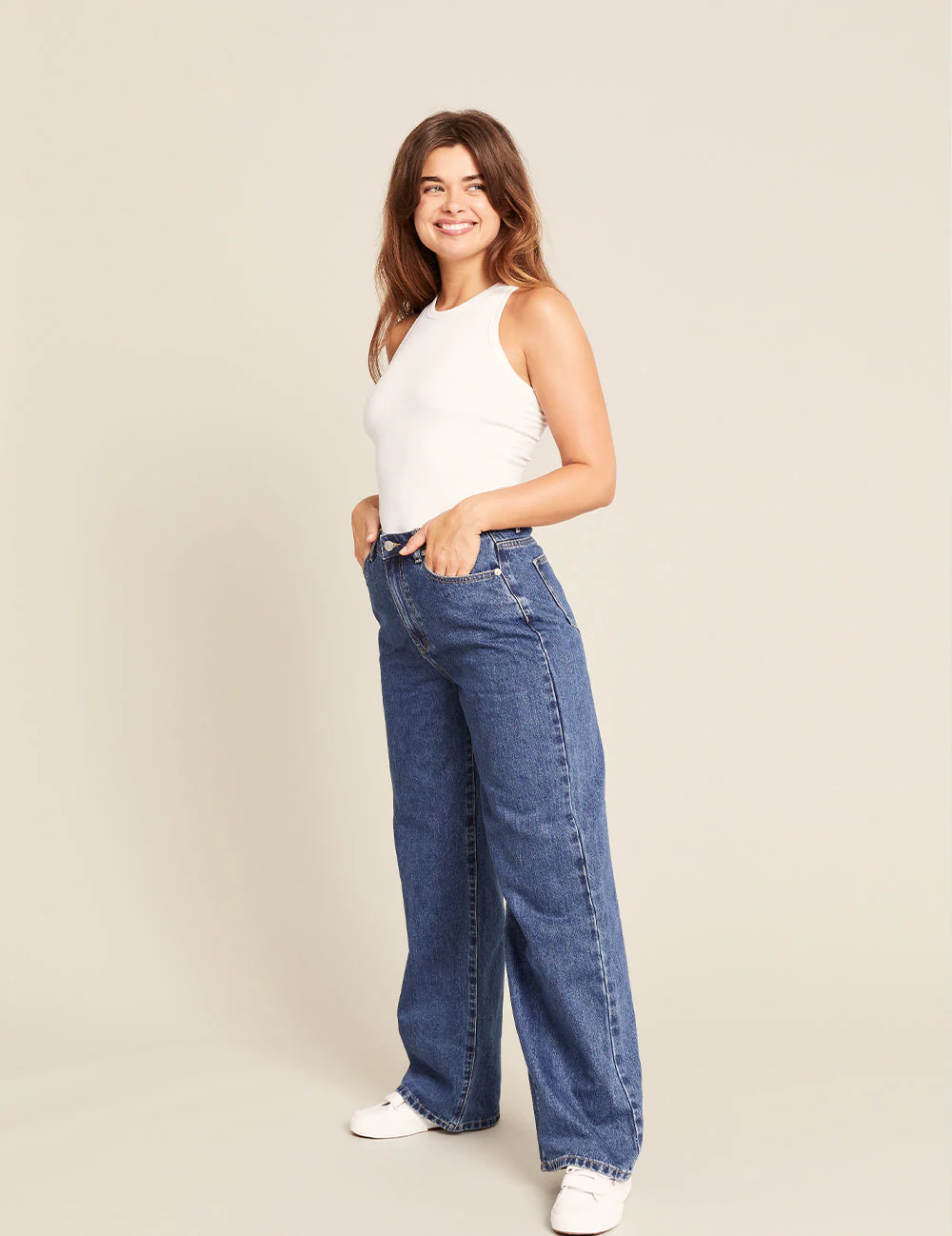 Women's Ribbed Racerback Tank - White - Image 8